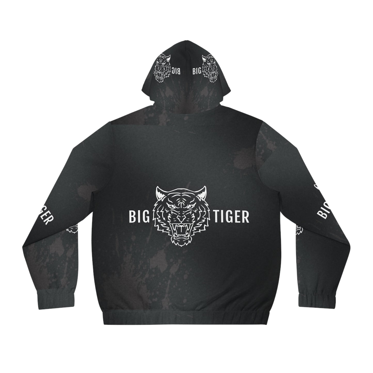 Big Tiger Men's Full-Zip Hoodie - Bold, Stylish, and Perfect for Everyday Wear