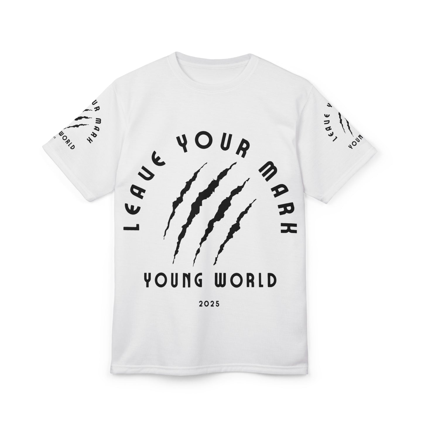 Leave Your Mark Unisex Cut & Sew Tee - Stylish Trendy Graphic Tee for Young Adults