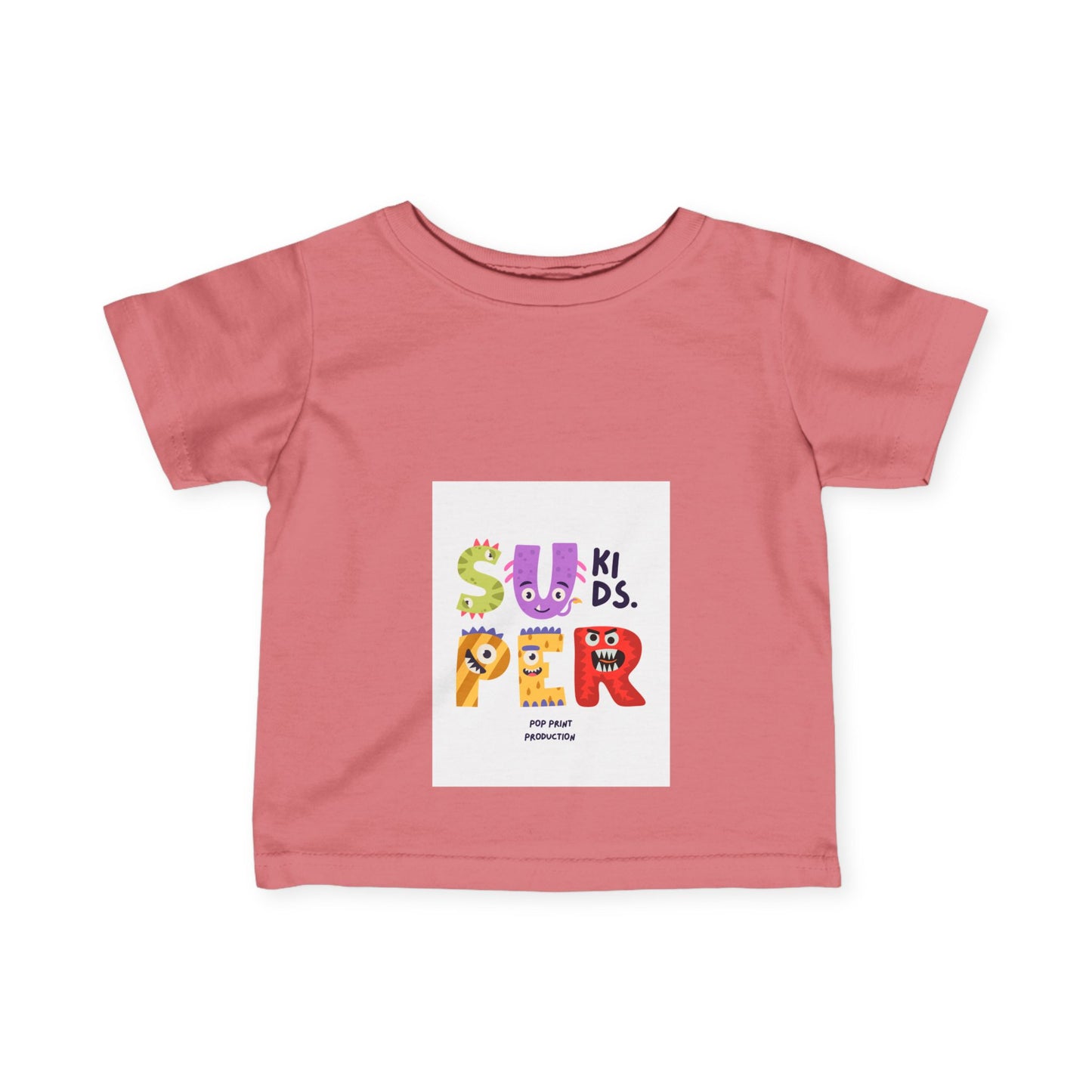 Super Fun Infant Tee - Cute Colorful Monsters Design