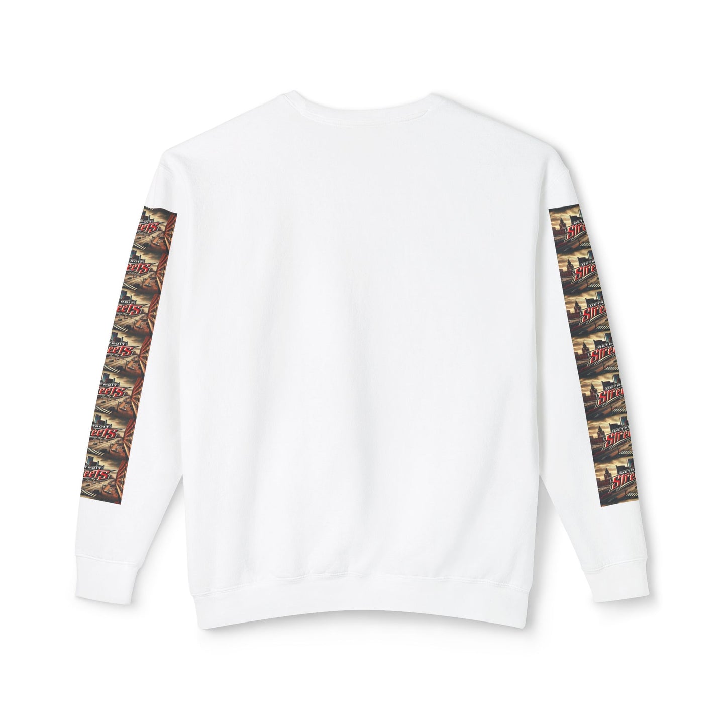 Detroit Streets Graphic Unisex Crewneck Sweatshirt - Lightweight & Stylish