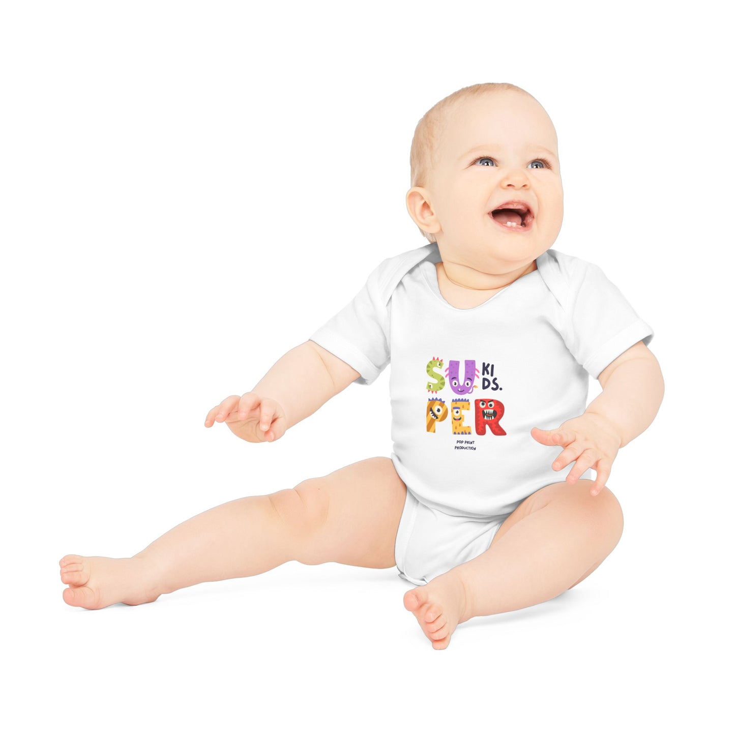 Super Fun Organic Baby Bodysuit - Perfect for Playtime and Gifts