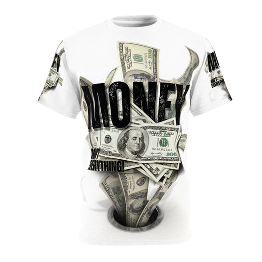 Money Unisex Cut & Sew Tee - Bold Graphic Streetwear for Cash Enthusiasts