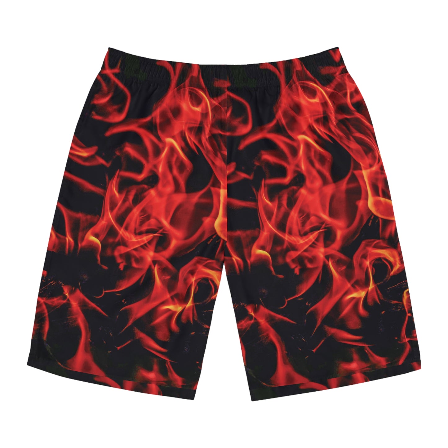 Men's Fiery Flames Board Shorts - Perfect for Summer Beach Days