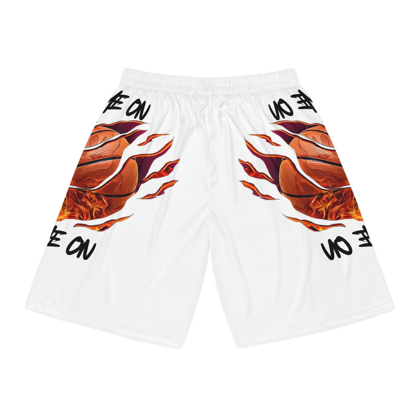 Flaming Basketball Shorts – Ignite Your Game