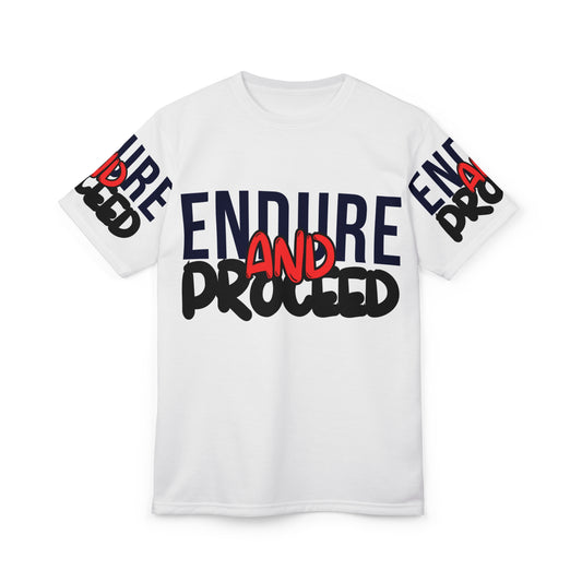 Inspirational Unisex Cut & Sew Tee – "Endure and Proceed"