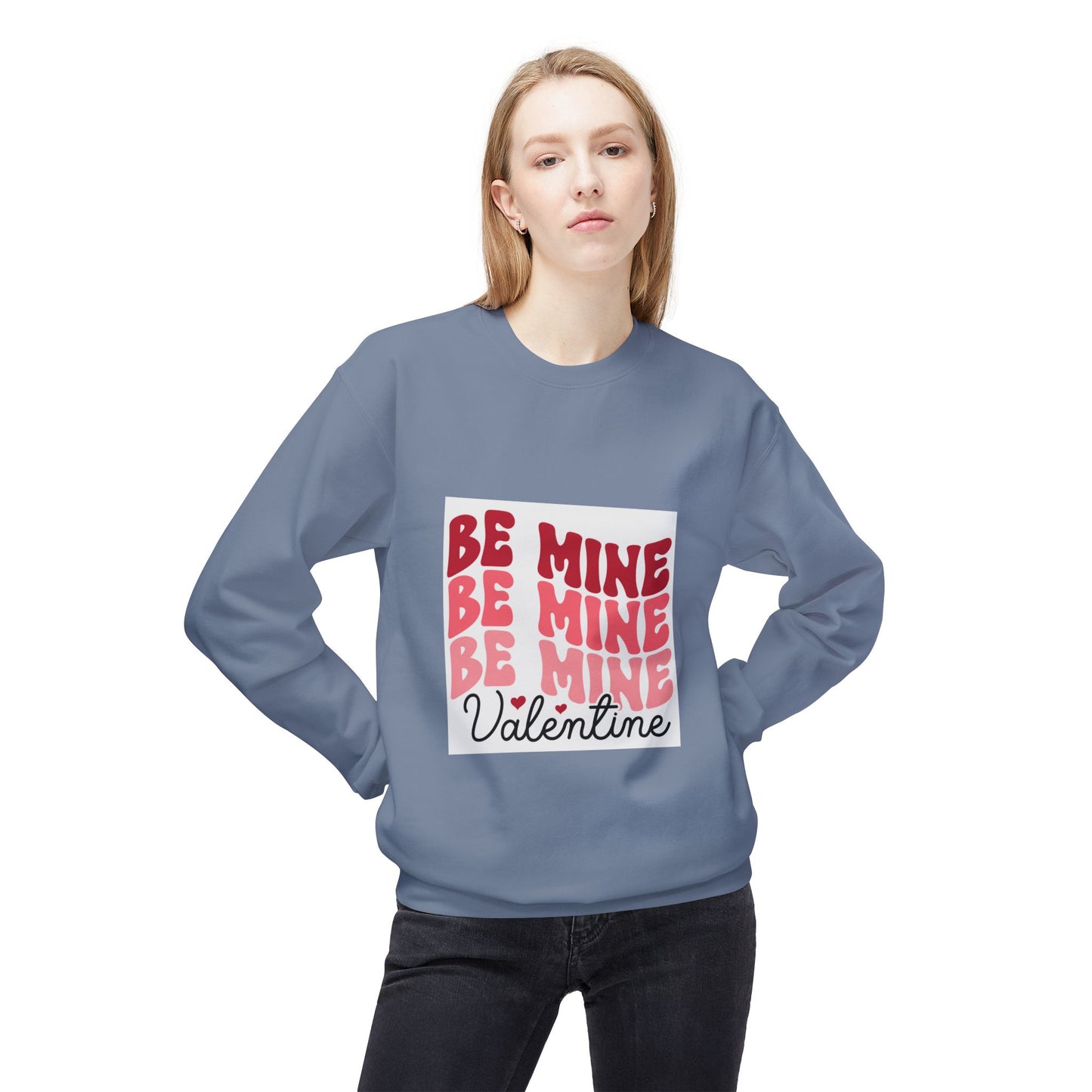 Valentine's Day Unisex Fleece Sweatshirt - Be Mine Design