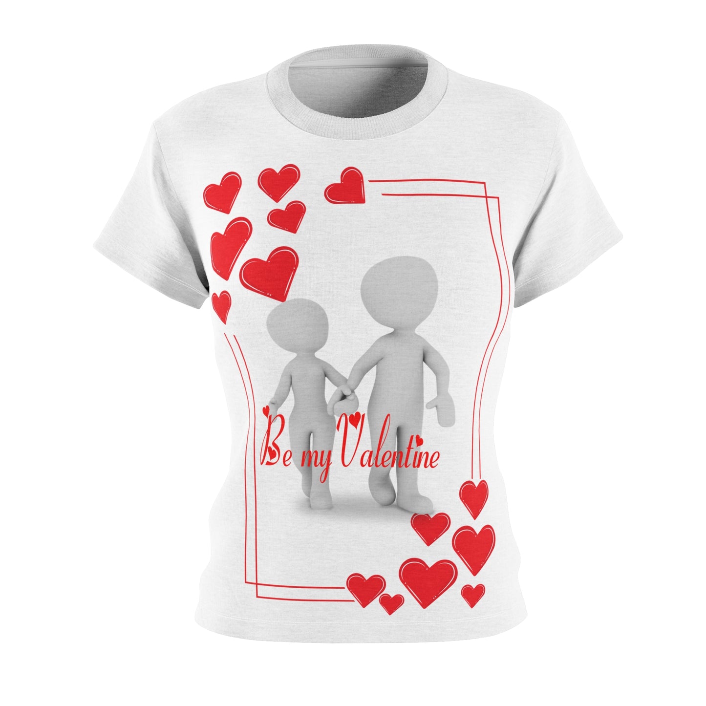 Valentine's Day Women's Tee - "Be My Valentine" Love Shirt