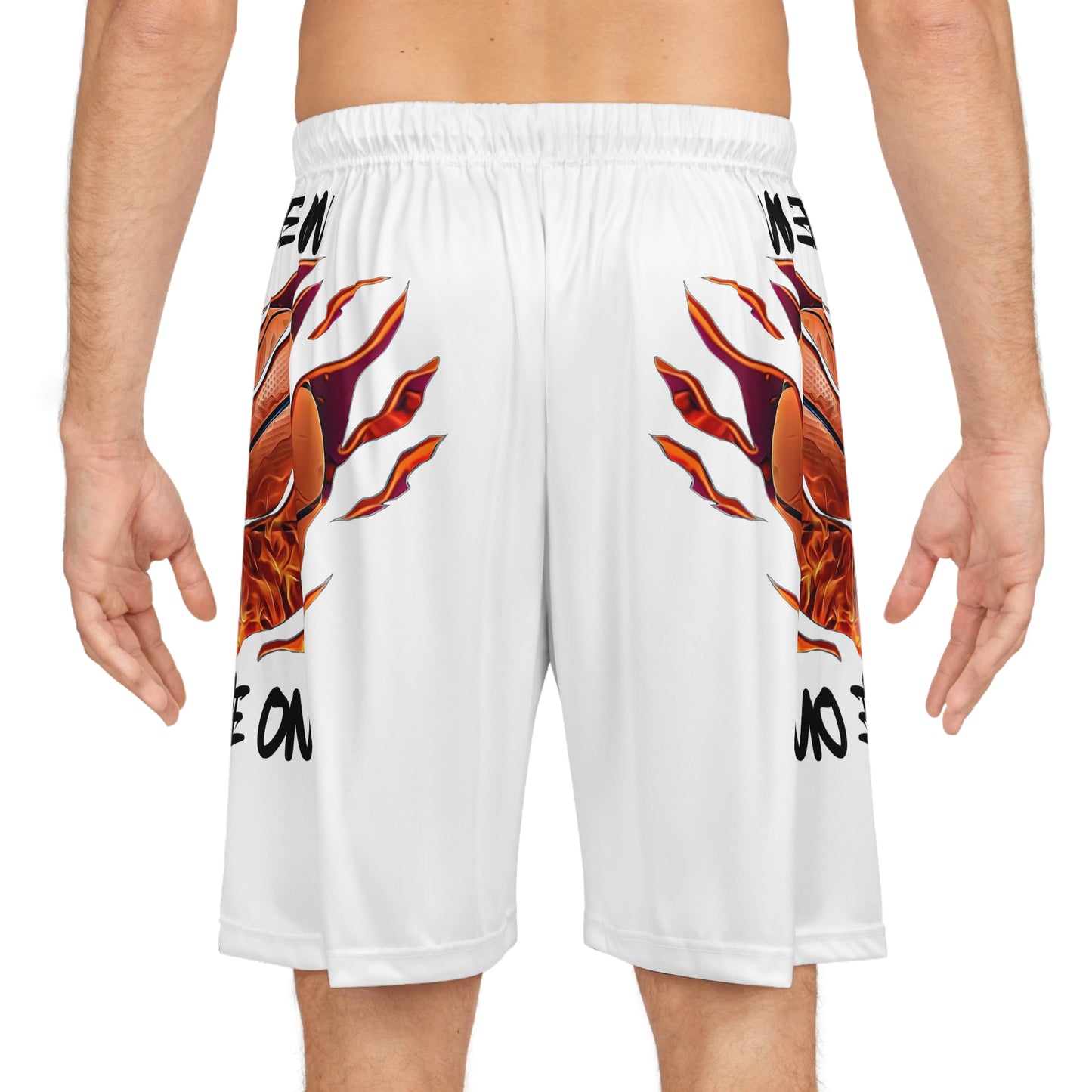 Flaming Basketball Shorts – Ignite Your Game