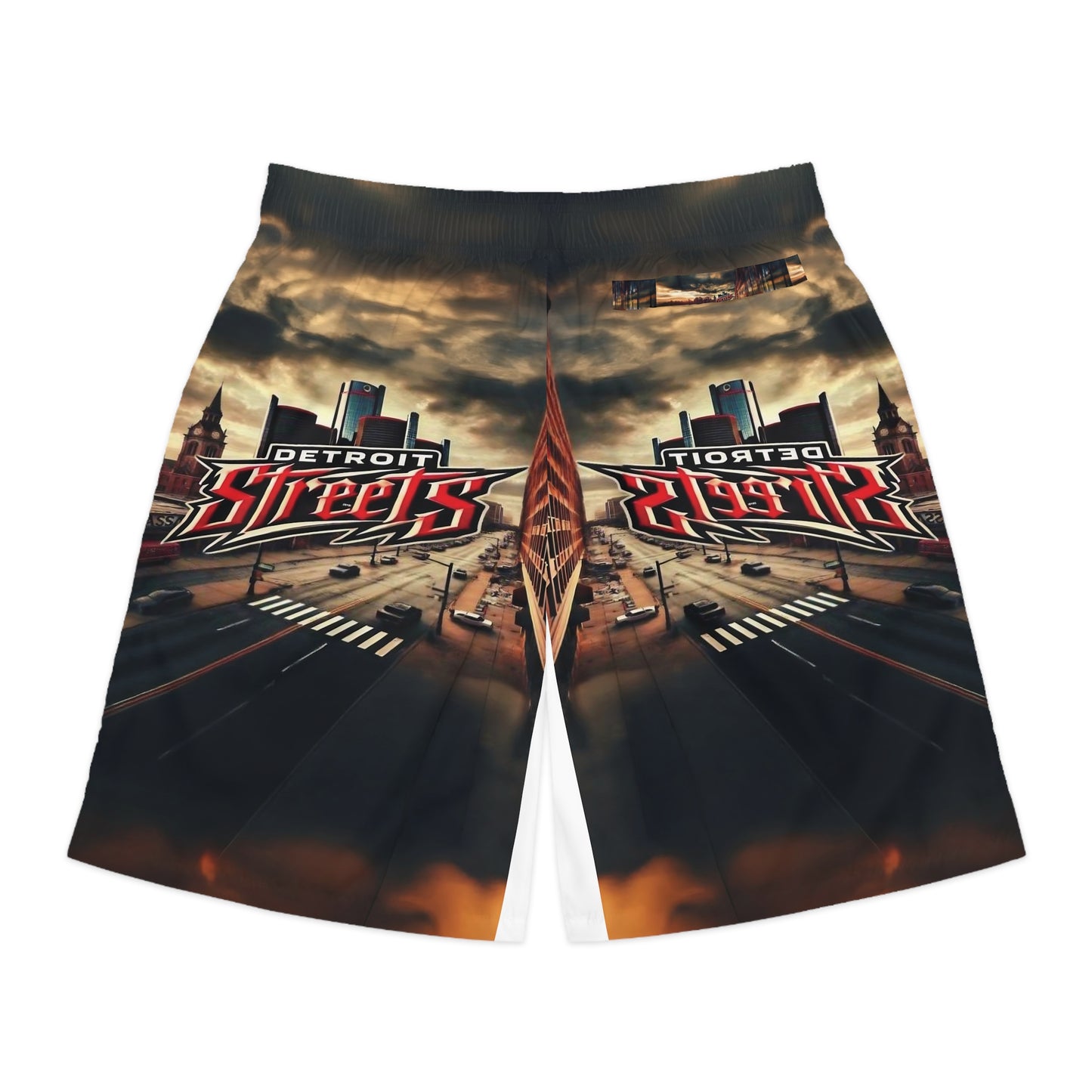 Detroit Streets Graphic Men’s Jogger Shorts - Urban Style Activewear