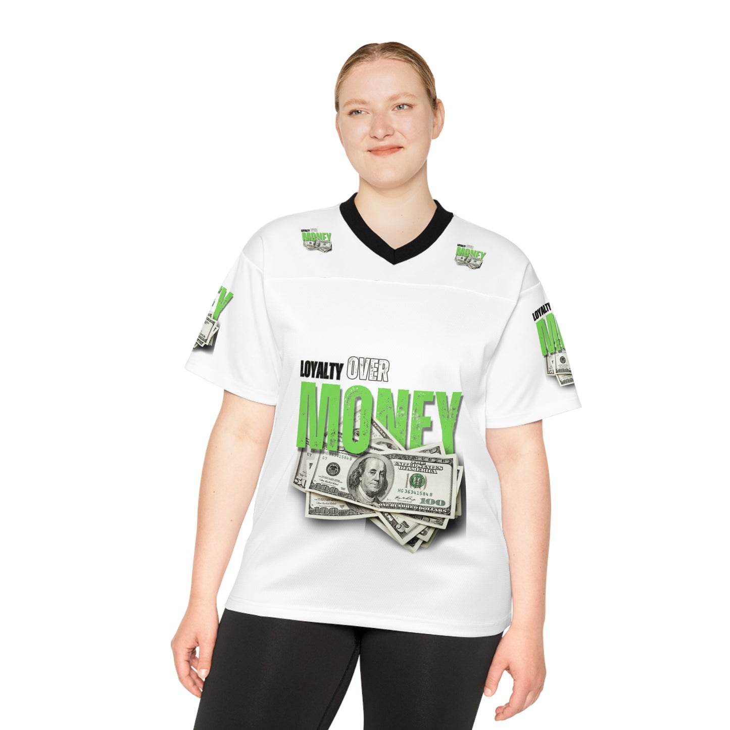 Loyalty Over Money Unisex Football Jersey - Perfect for Fans and Players