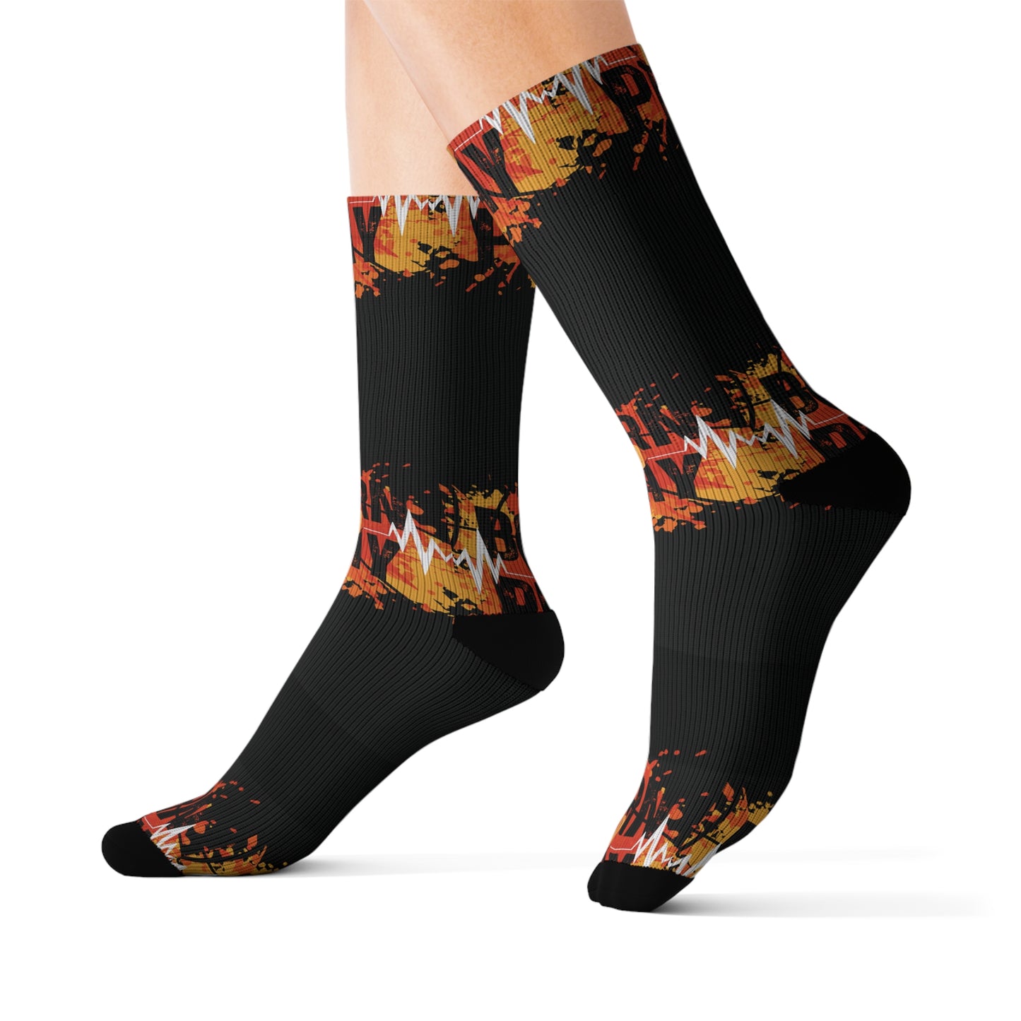 Born To Play Sublimation Socks