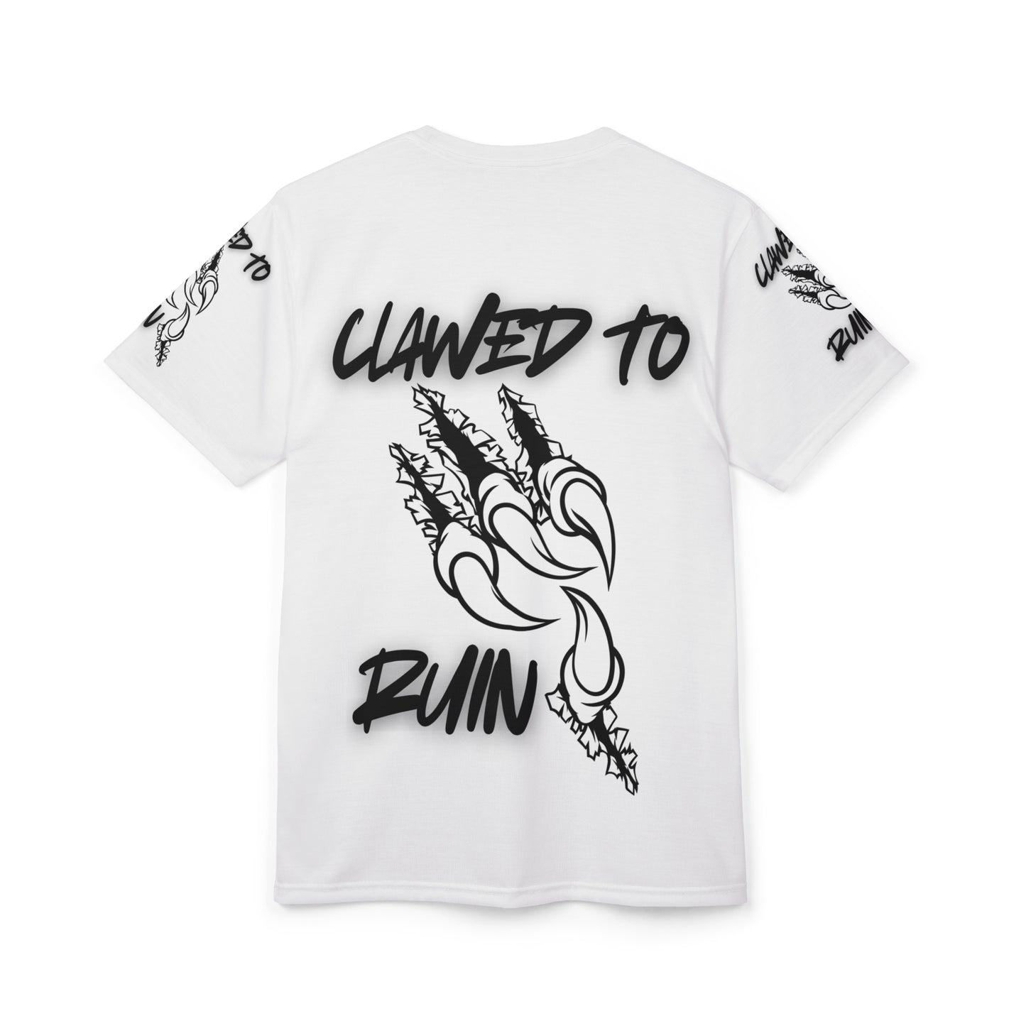 Clawed to Ruin Unisex Cut & Sew Tee - Edgy Graphic T-Shirt for Bold Style