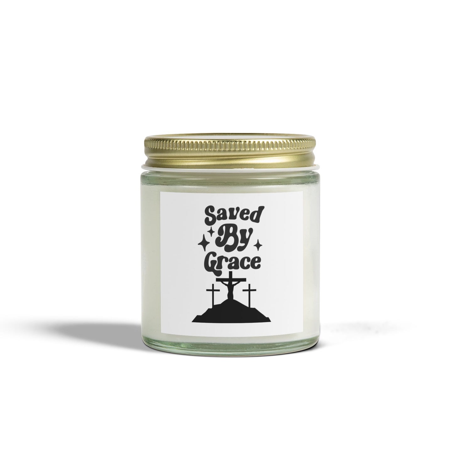 Saved By Grace Scented Candles - Coconut Apricot Wax, 4oz & 9oz