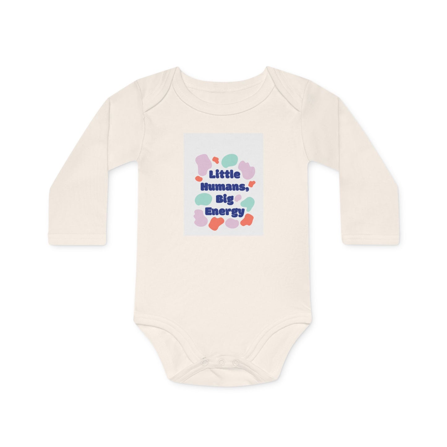 Cute Baby Bodysuit - "Little Humans, Big Energy"