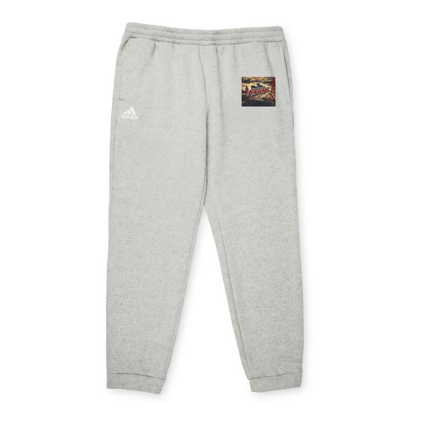 Detroit Streets Adidas Fleece Joggers for Comfort & Style - Perfect for Athleisure and Relaxation