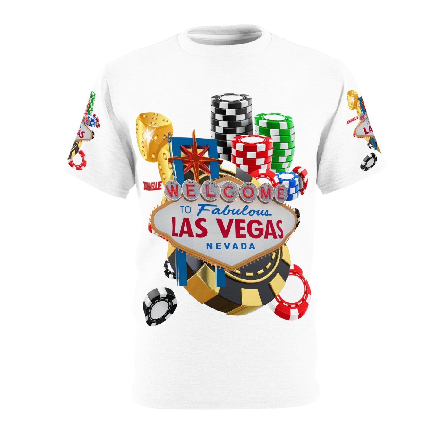 Vegas Vibes Unisex Cut & Sew Tee - Welcome to Fabulous Las Vegas Design