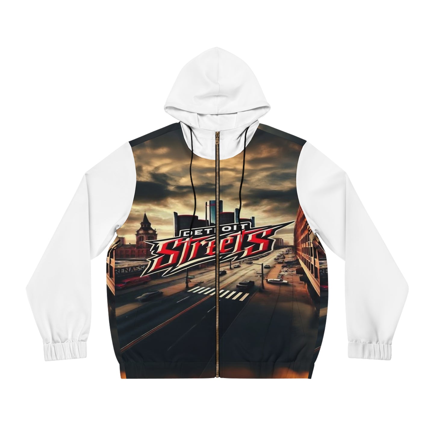 Detroit Streets Full-Zip Hoodie - Detroit Streets Graphic