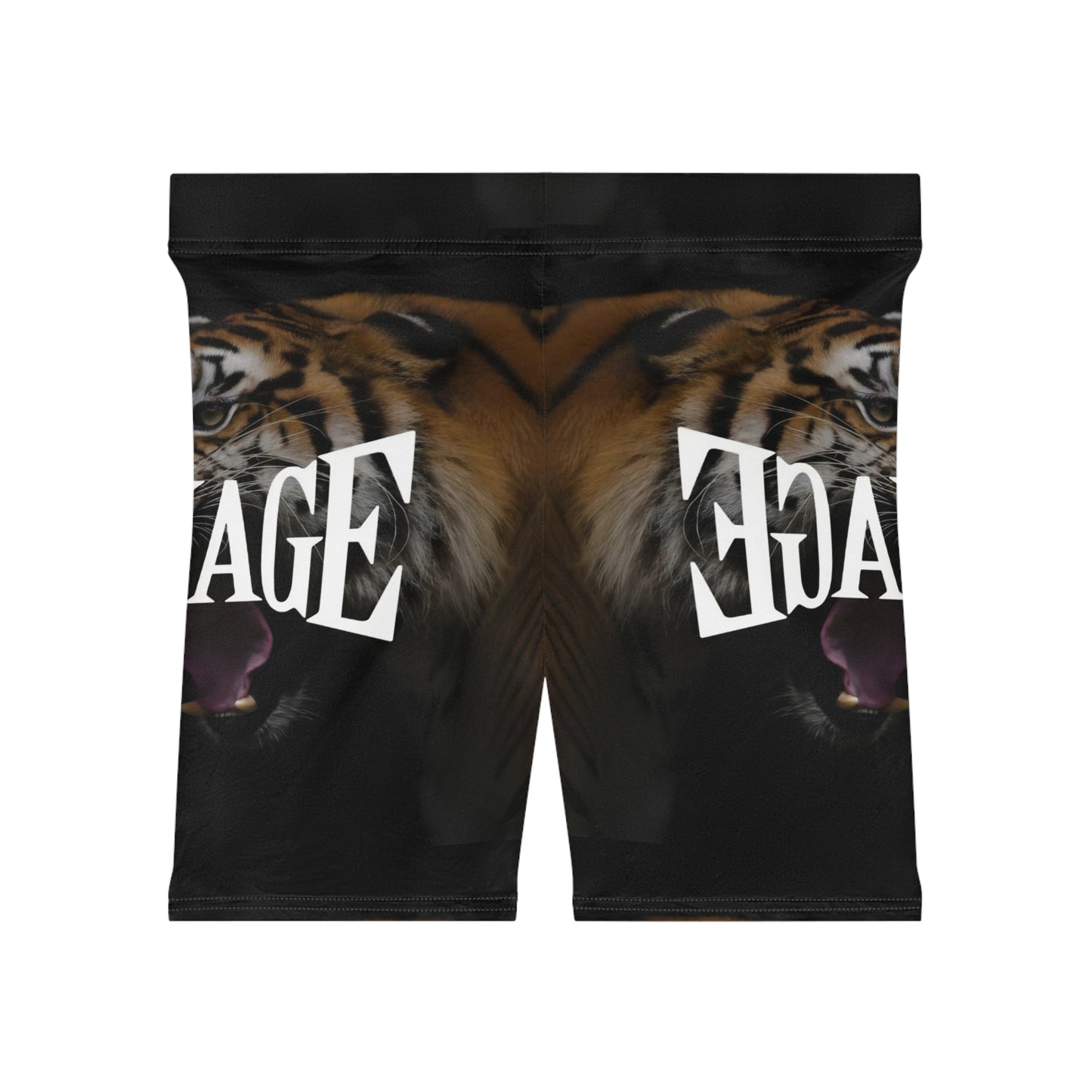 Fierce Tiger Women's Biker Shorts - Savage Edge Design