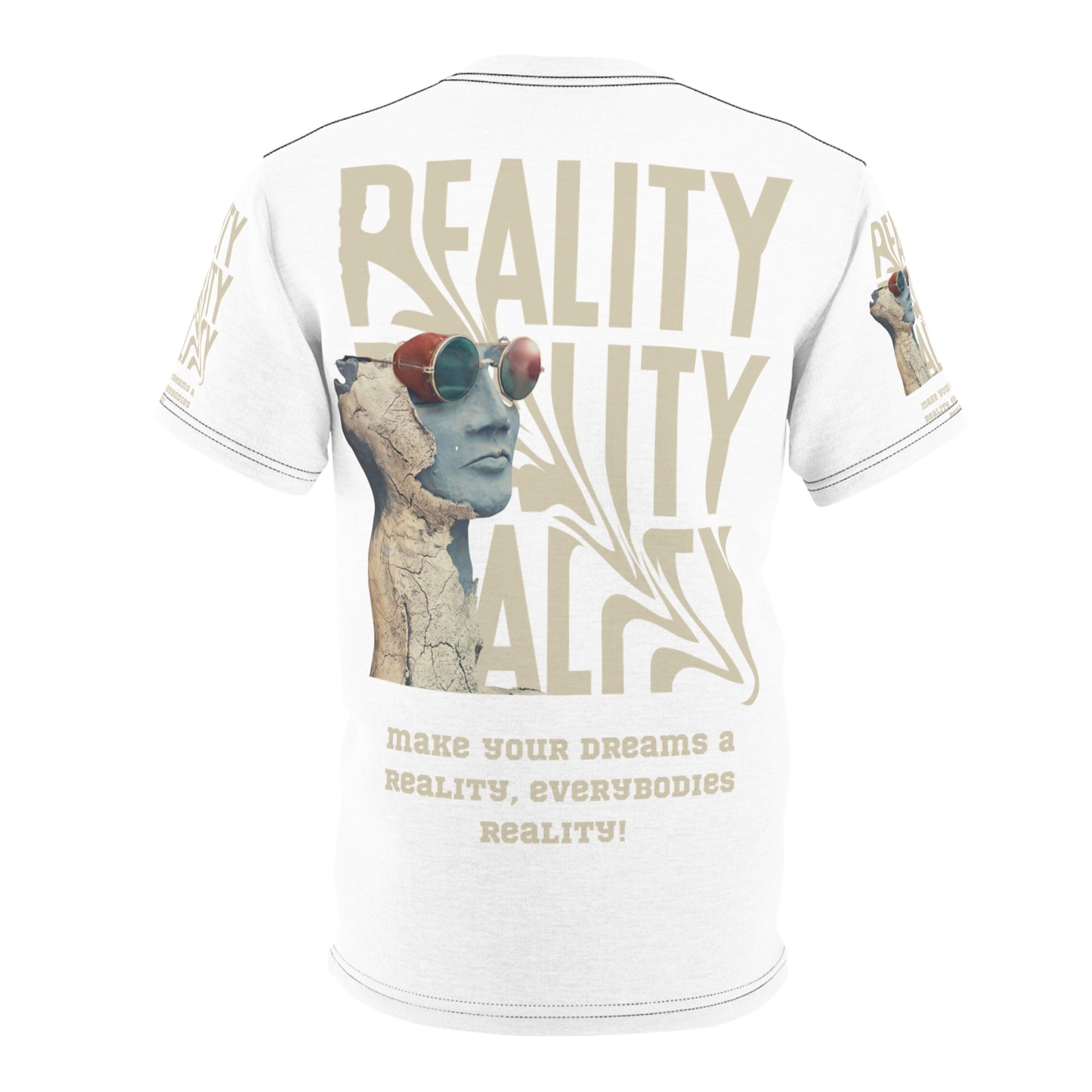 Reality Dreams Unisex Tee - Motivational Casual Wear for Dreamers