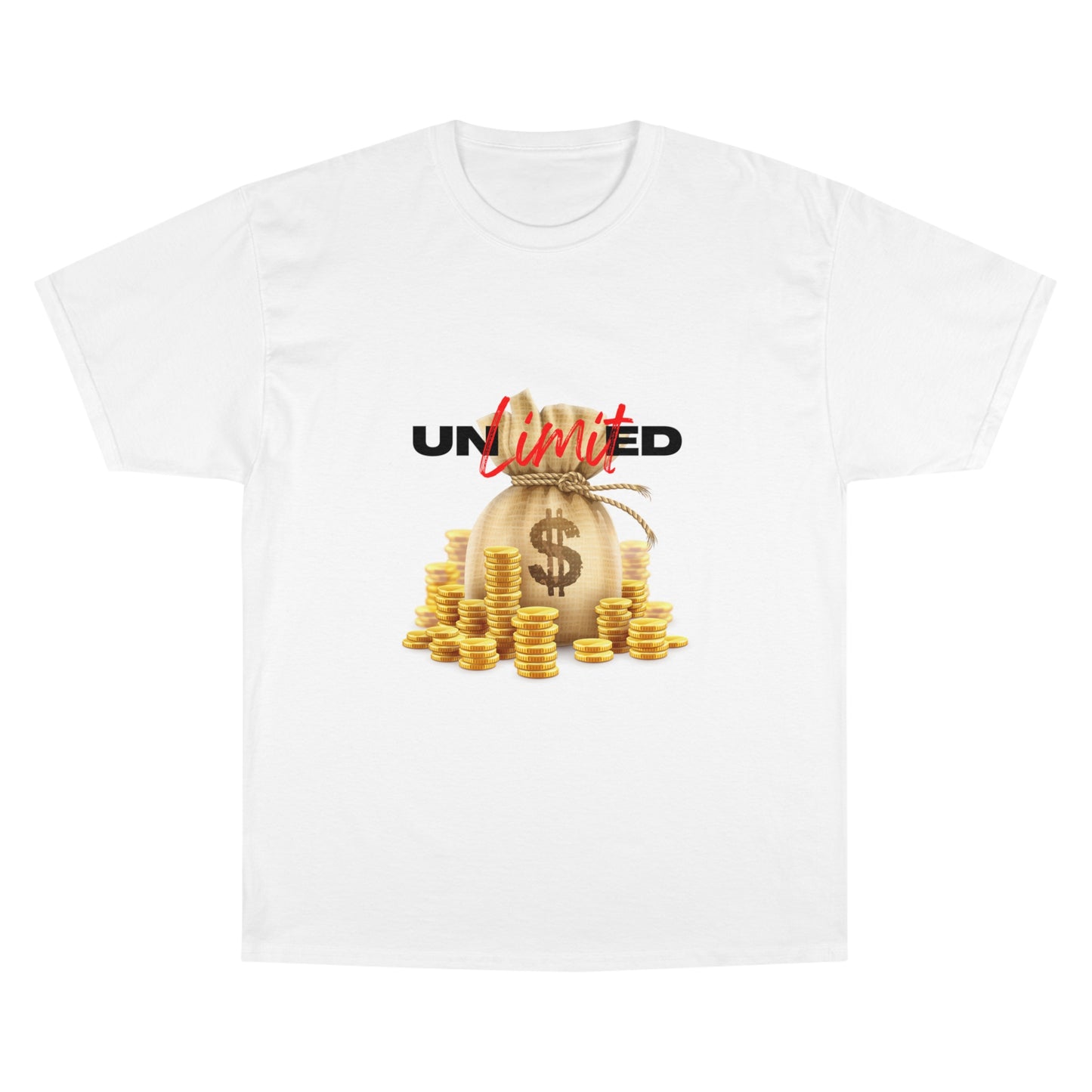 Unlimited Wealth Champion T-Shirt - Casual Gift for Money Lovers