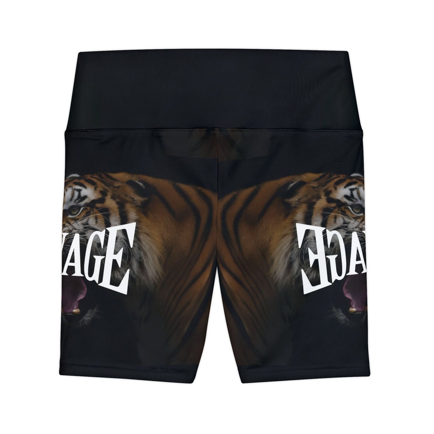 Savage Wild Animal Print Women's Workout Shorts - Fitness Apparel for Active Women