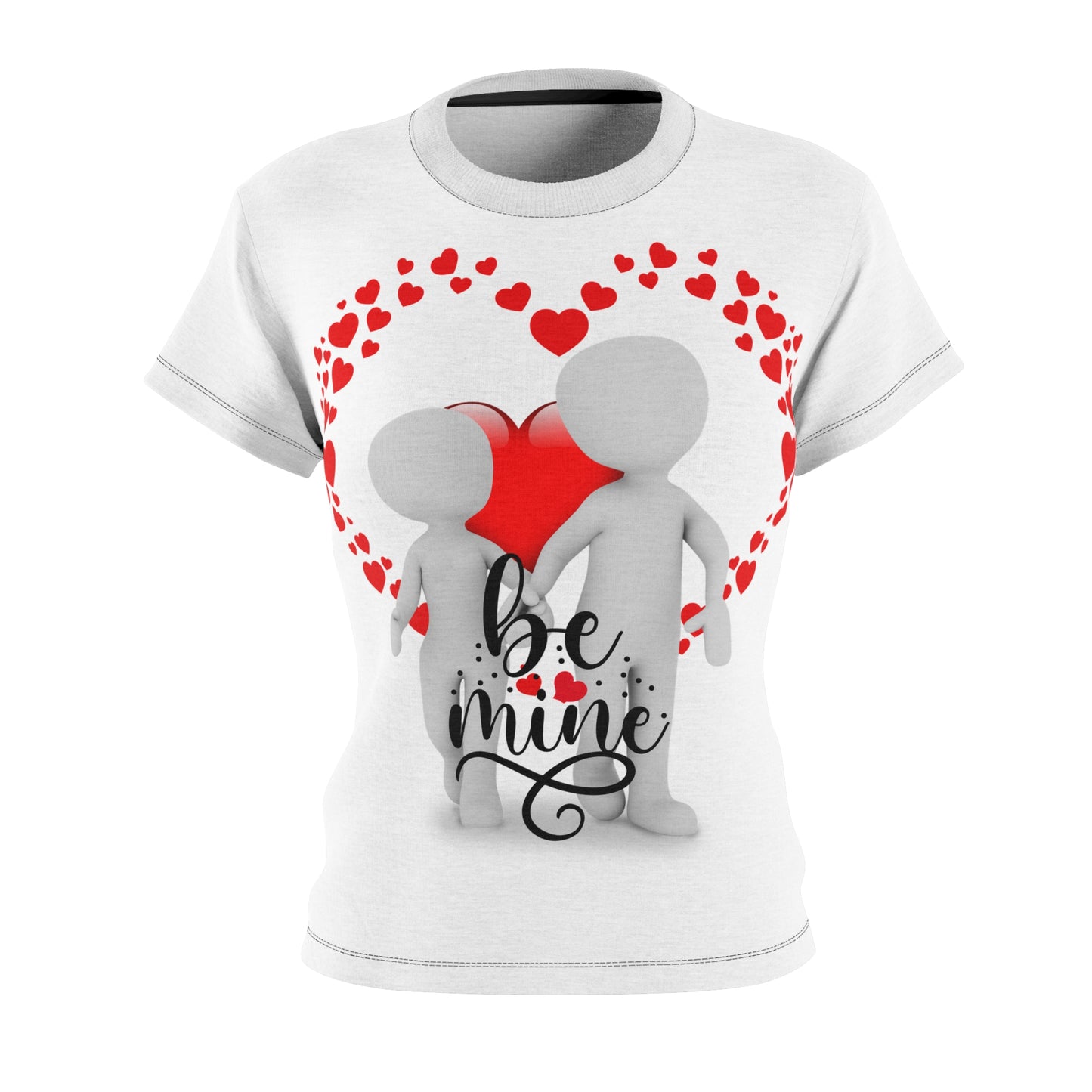 Be Mine Women's Cut & Sew Tee (AOP)