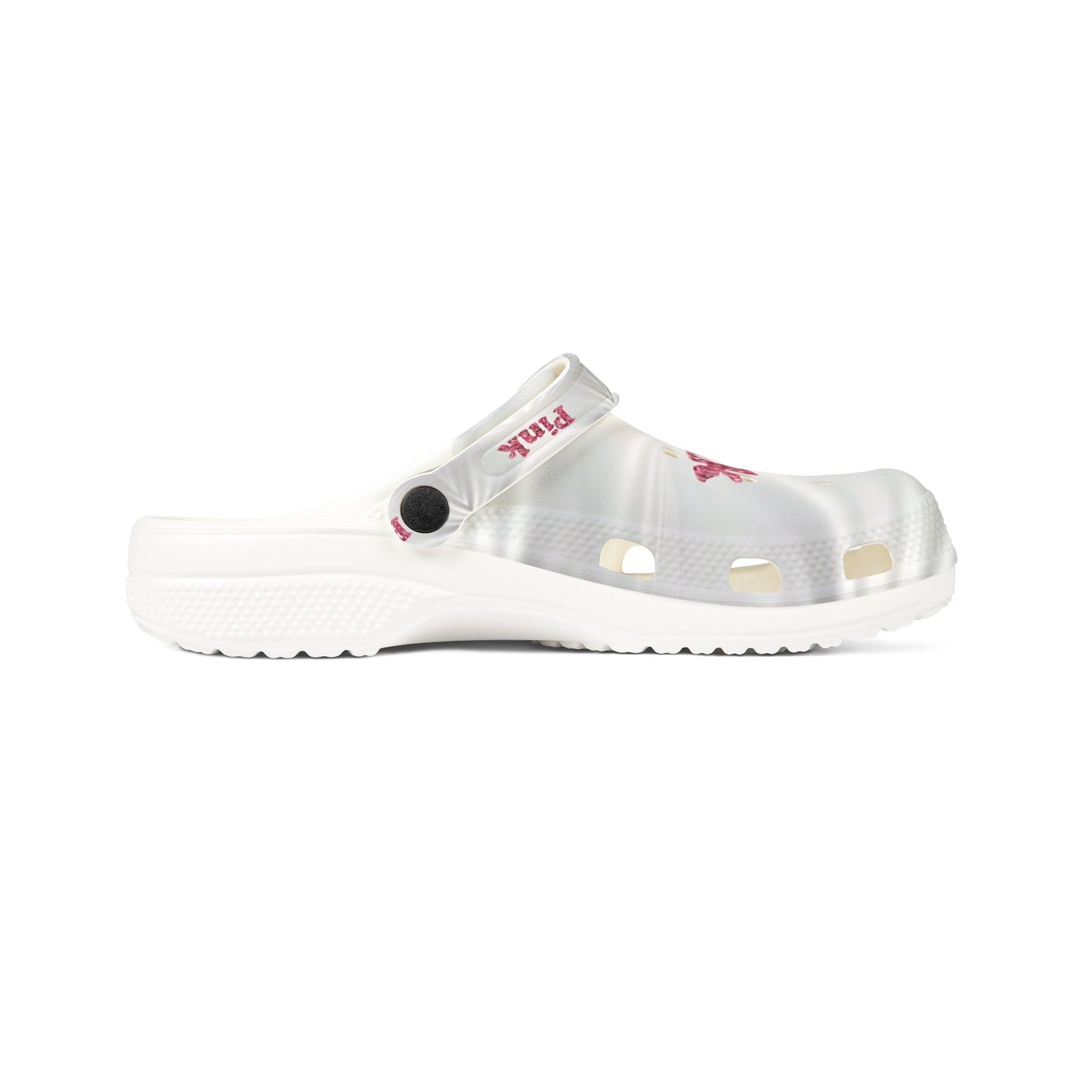 Women's Pink Polka Dot EVA Foam Rubber Clogs - Stylish Comfort Footwear