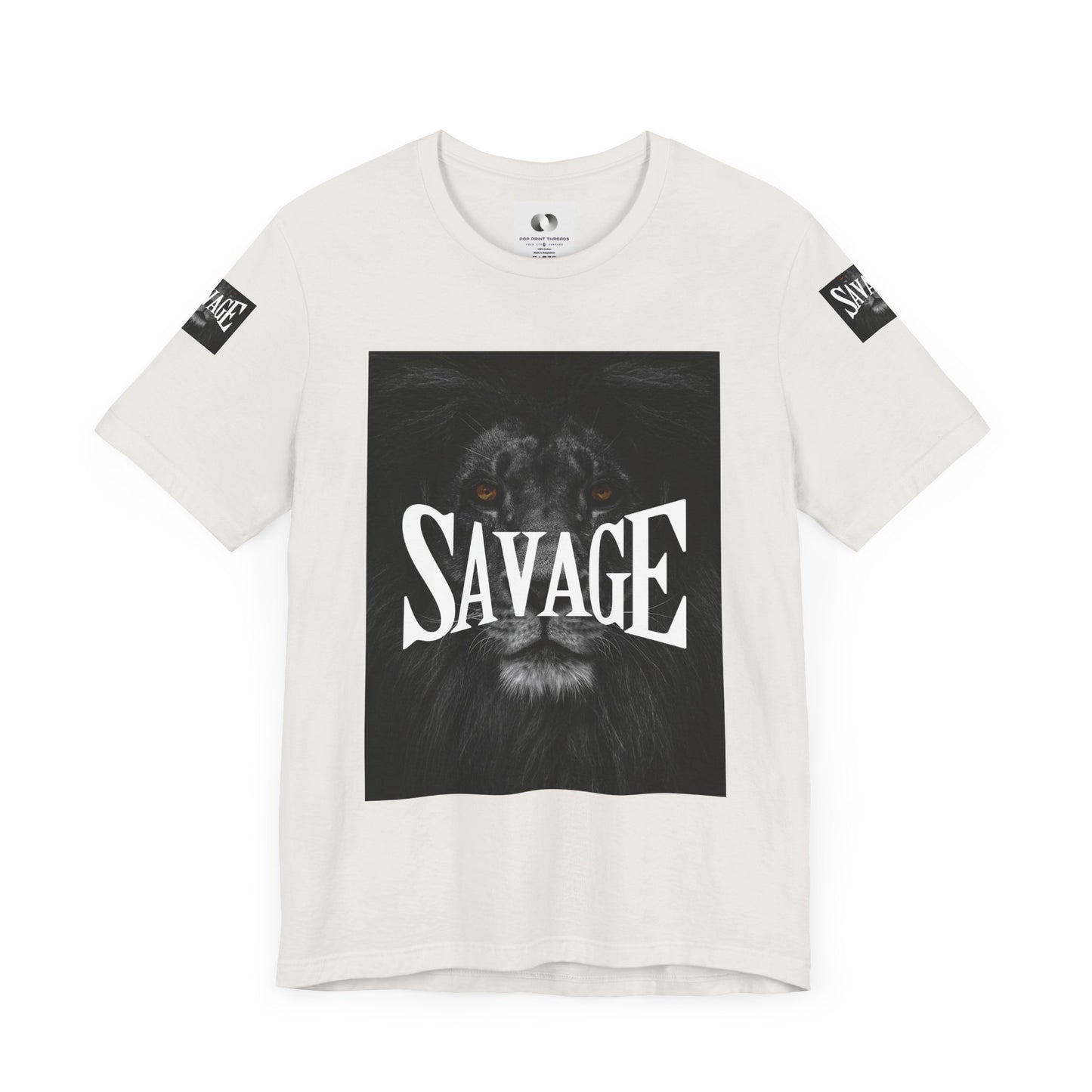 Savage Lion Graphic Tee - Unisex Short Sleeve Shirt