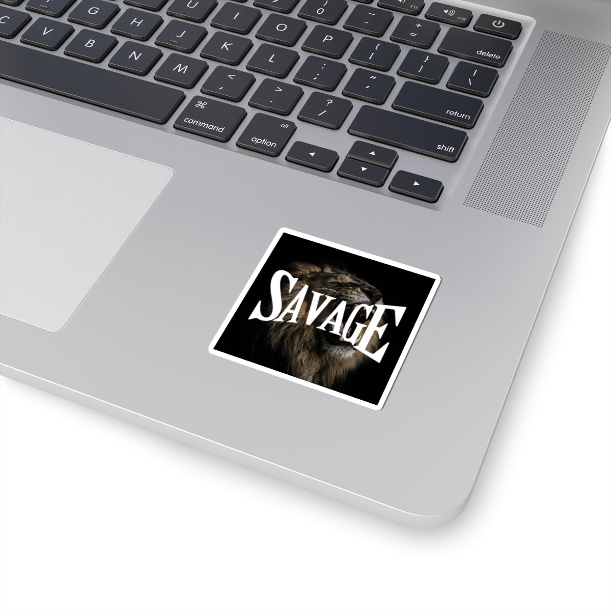 Savage Kiss-Cut Stickers - Bold Lion Design for Personalization and Unique Gifts