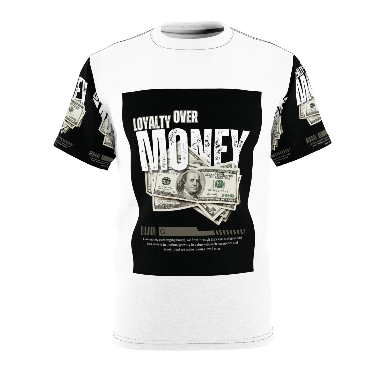 Loyalty Over Money Unisex Tee - Bold Statement Shirt for Motivated Individuals