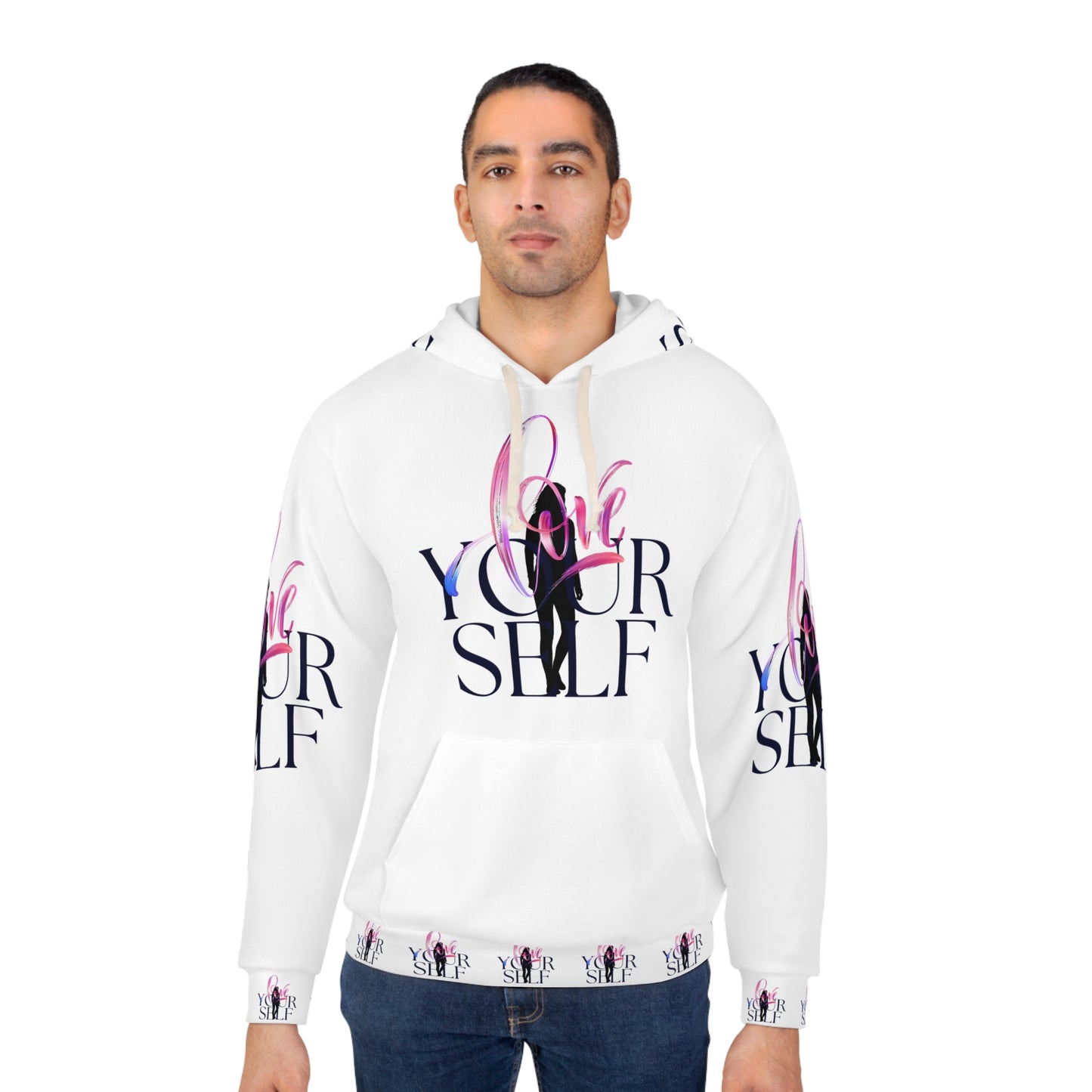 Inspirational Love Yourself Unisex Pullover Hoodie