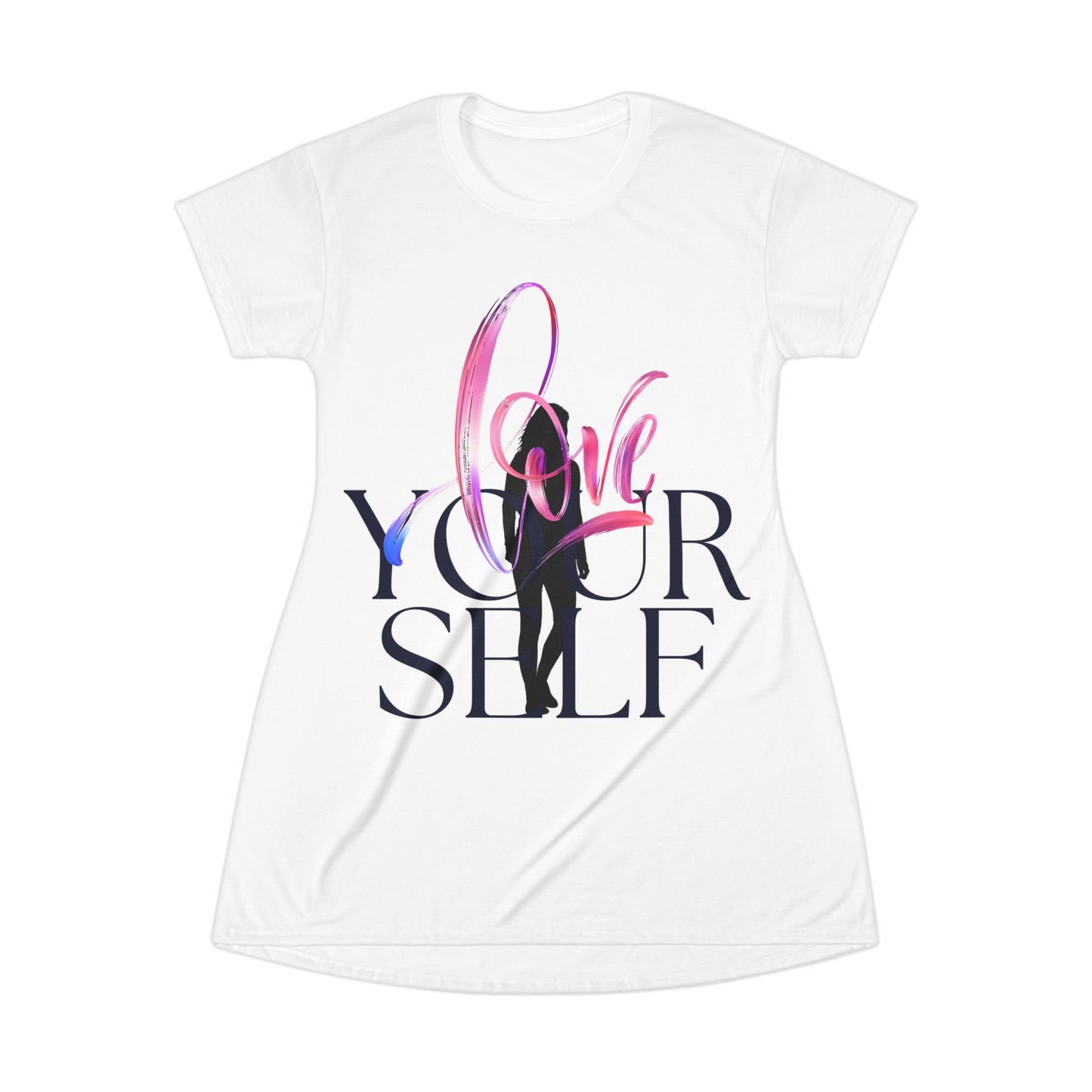 Love Yourself T-Shirt Dress - Stylish & Comfortable Casual Wear