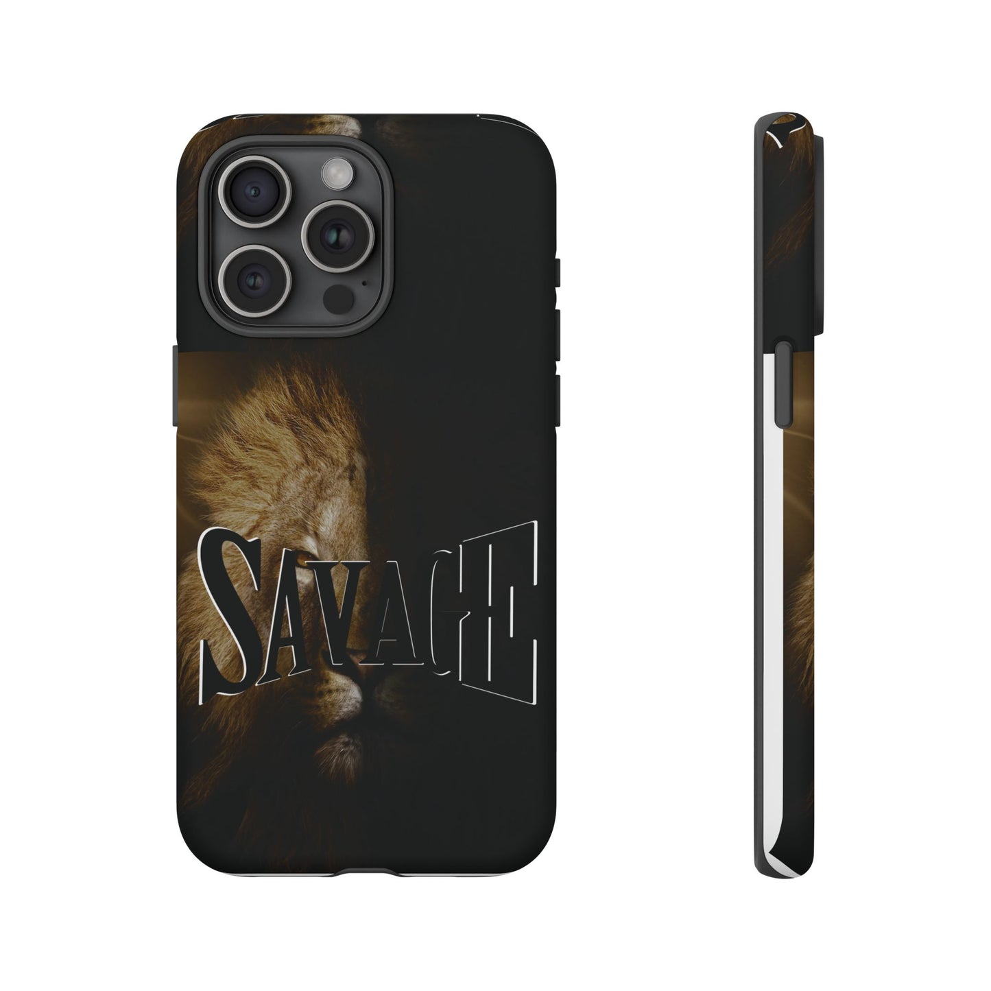 Savage Lion Phone Case - Tough & Stylish Protection