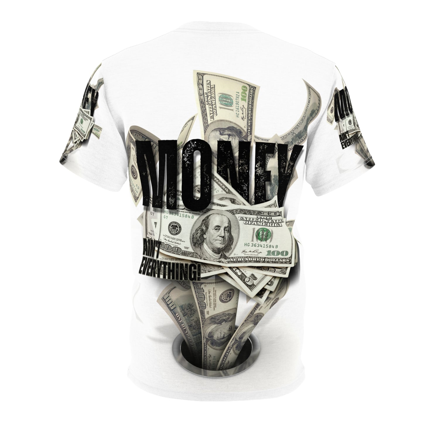 Money Unisex Cut & Sew Tee - Bold Graphic Streetwear for Cash Enthusiasts