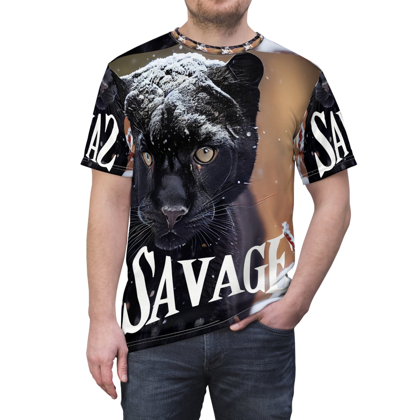 Savage Panther Unisex Tee - Bold Graphic Fashion for Animal Lovers