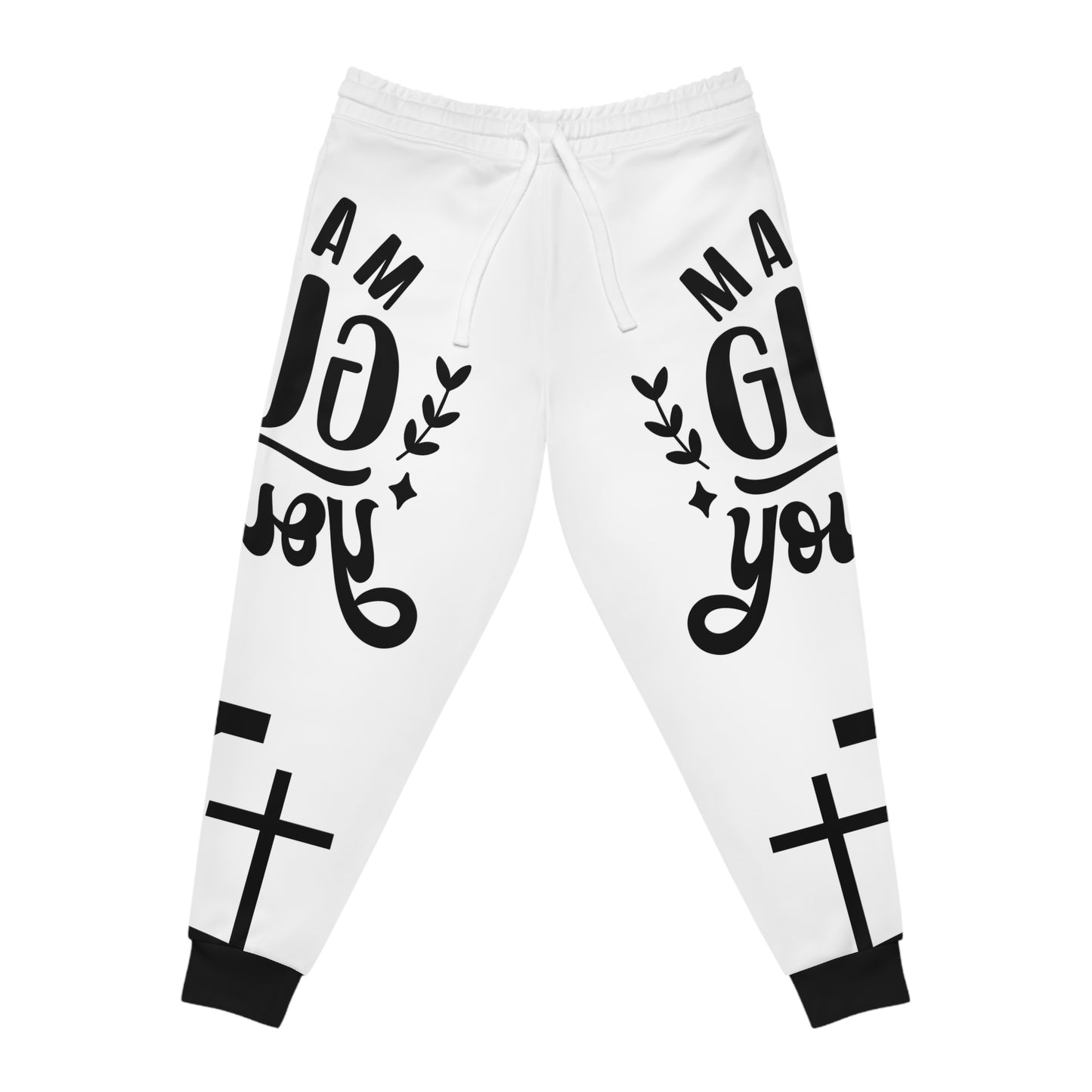 Faith-Driven Athletic Joggers for Inspirational Comfort