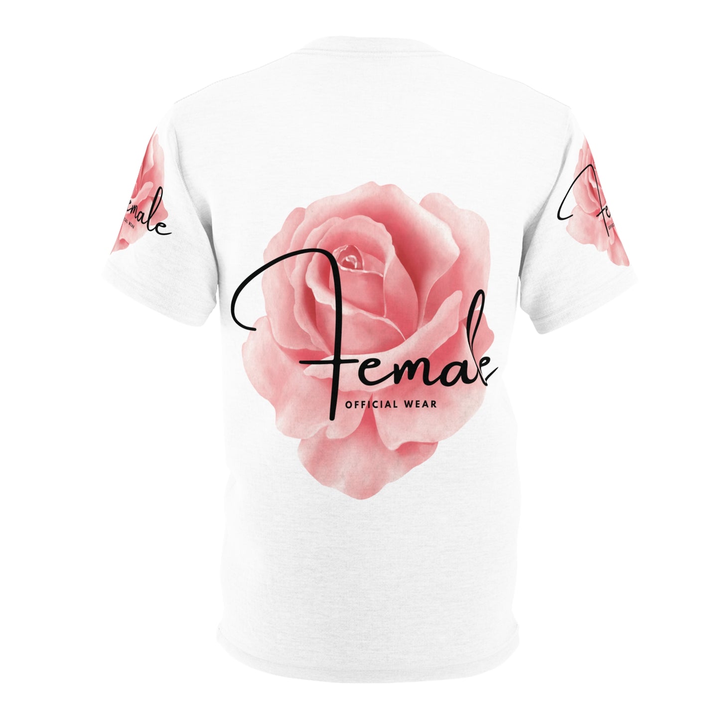 Floral Female Unisex Cut & Sew Tee - Casual Stylish Shirt for Women