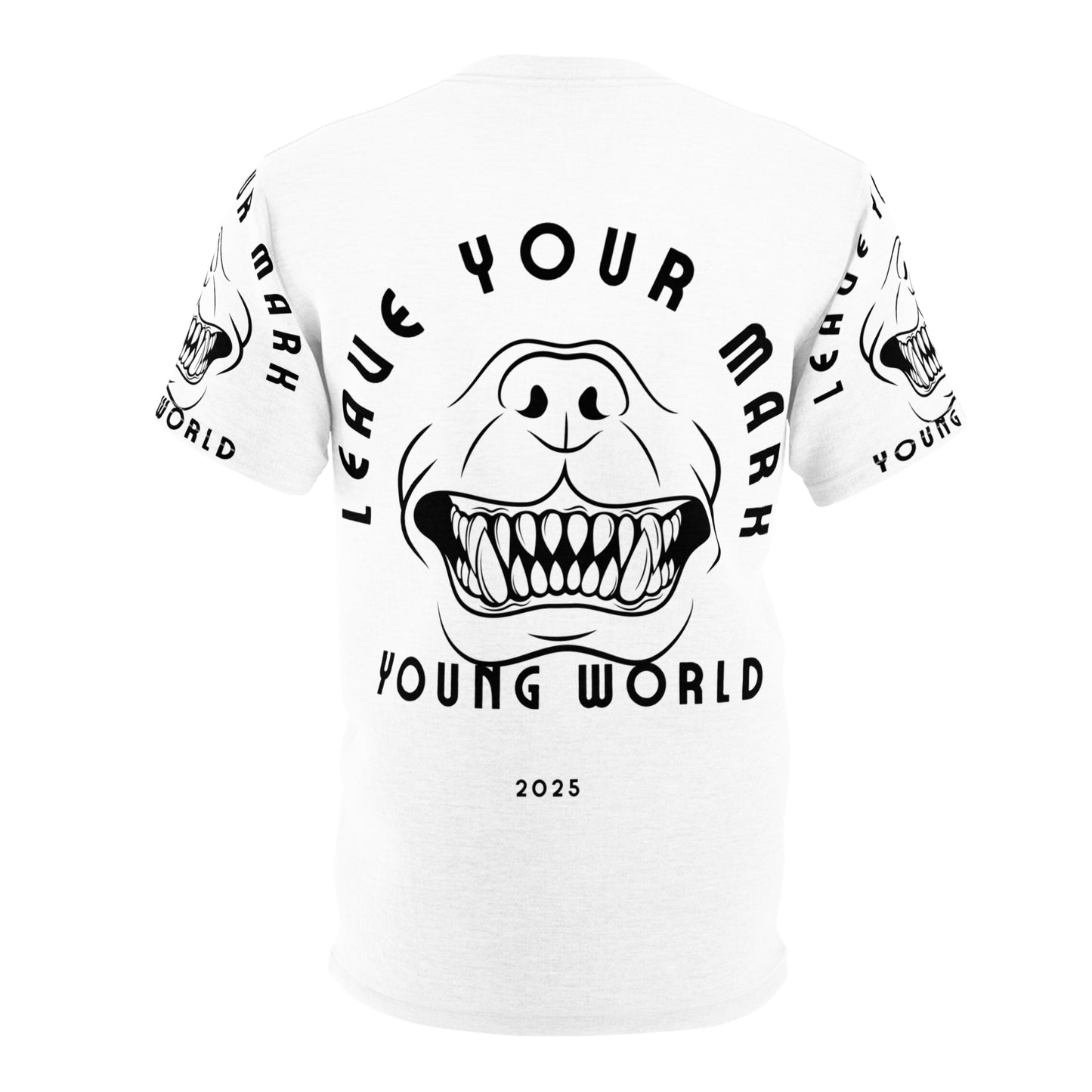 Young World Motivation Leave Your Mark Unisex Graphic Tee - Bold Design for Young Creatives