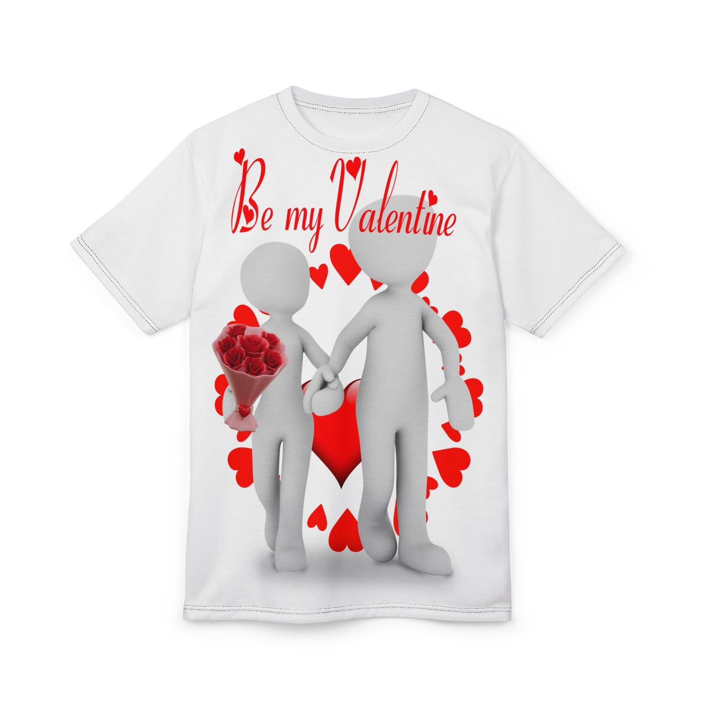 Romantic Valentine's Day Unisex Tee - 'Be my Valentine'