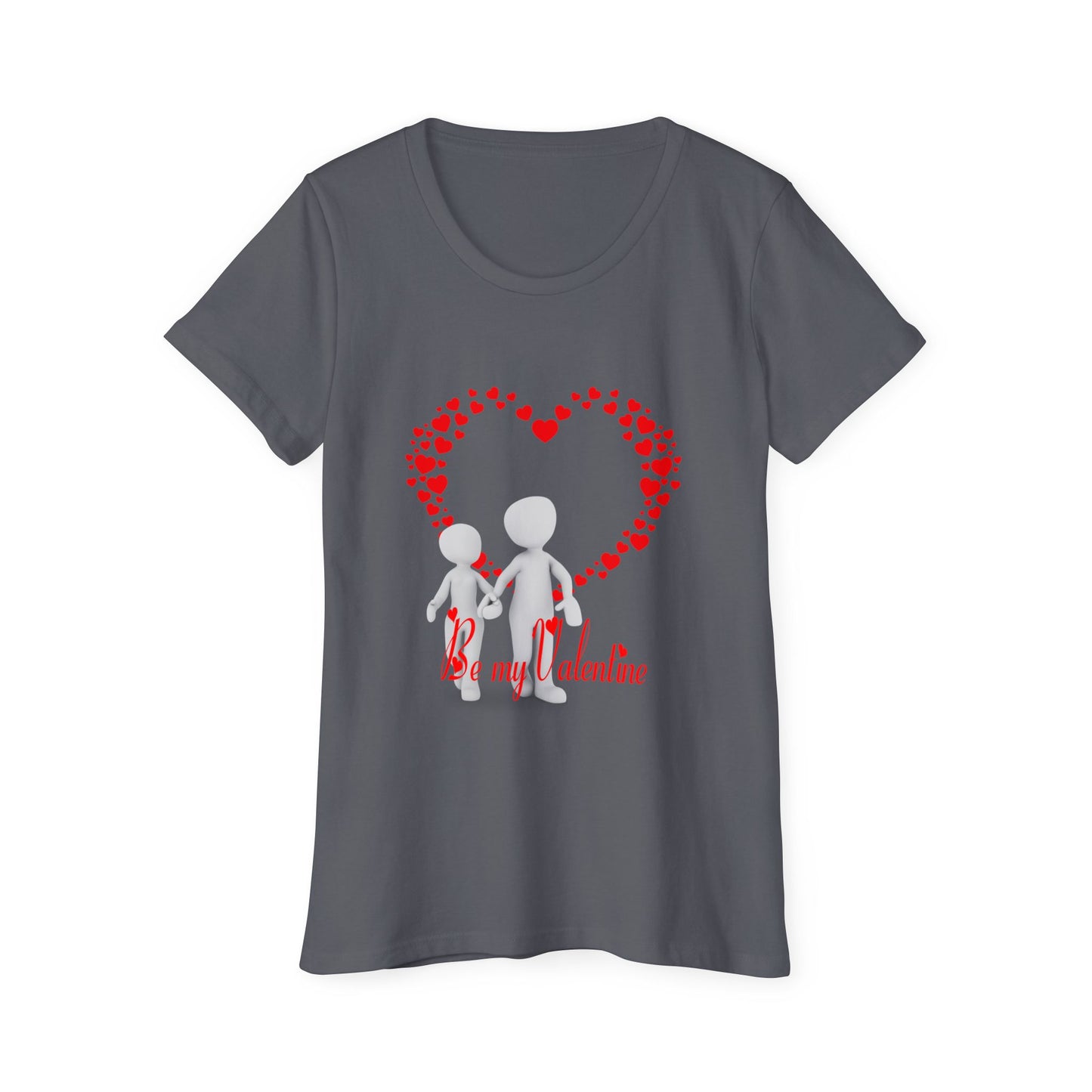 Valentine's Day Organic T-Shirt - 'Be My Valentine'