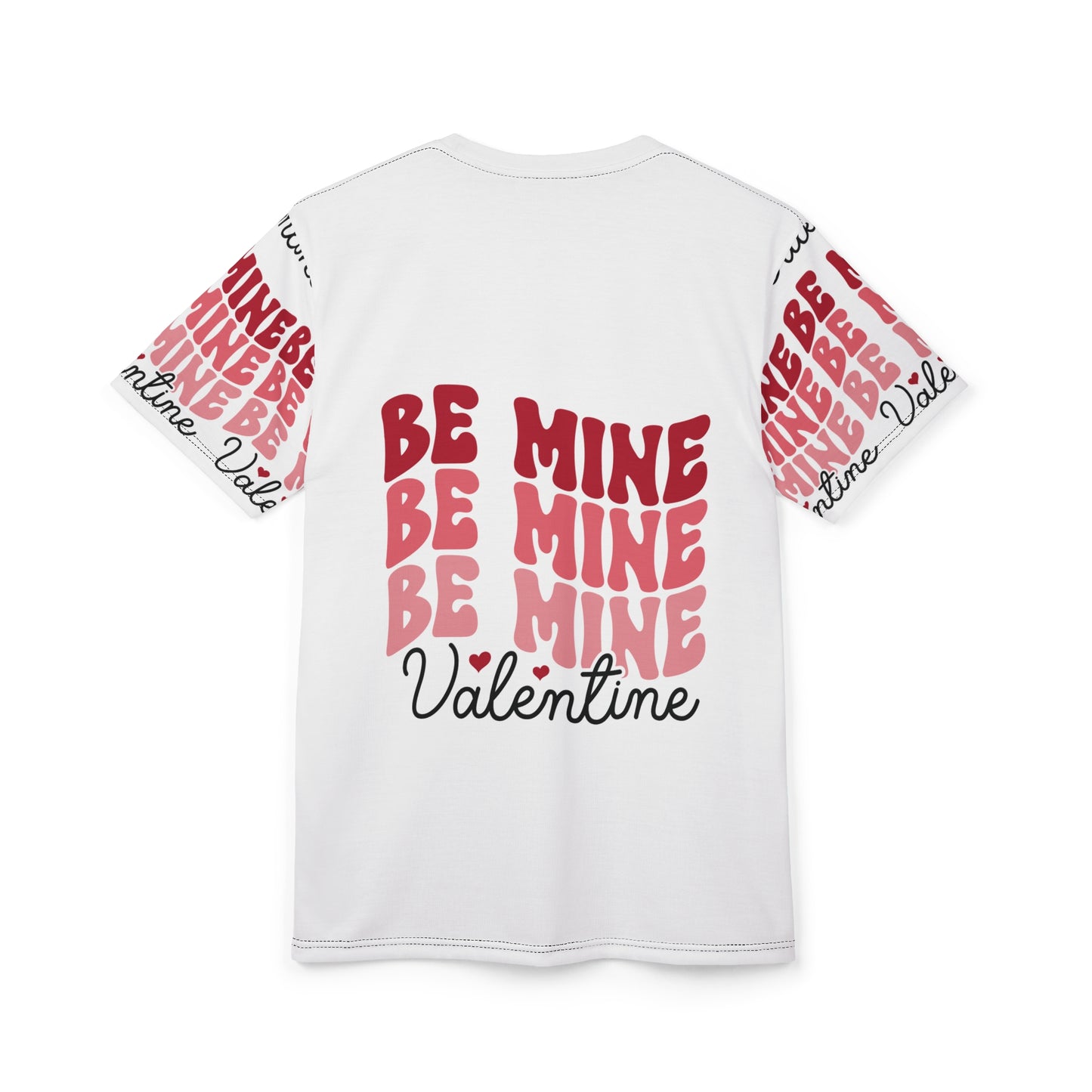 Be Mine Valentine Unisex Cut & Sew Tee (AOP)