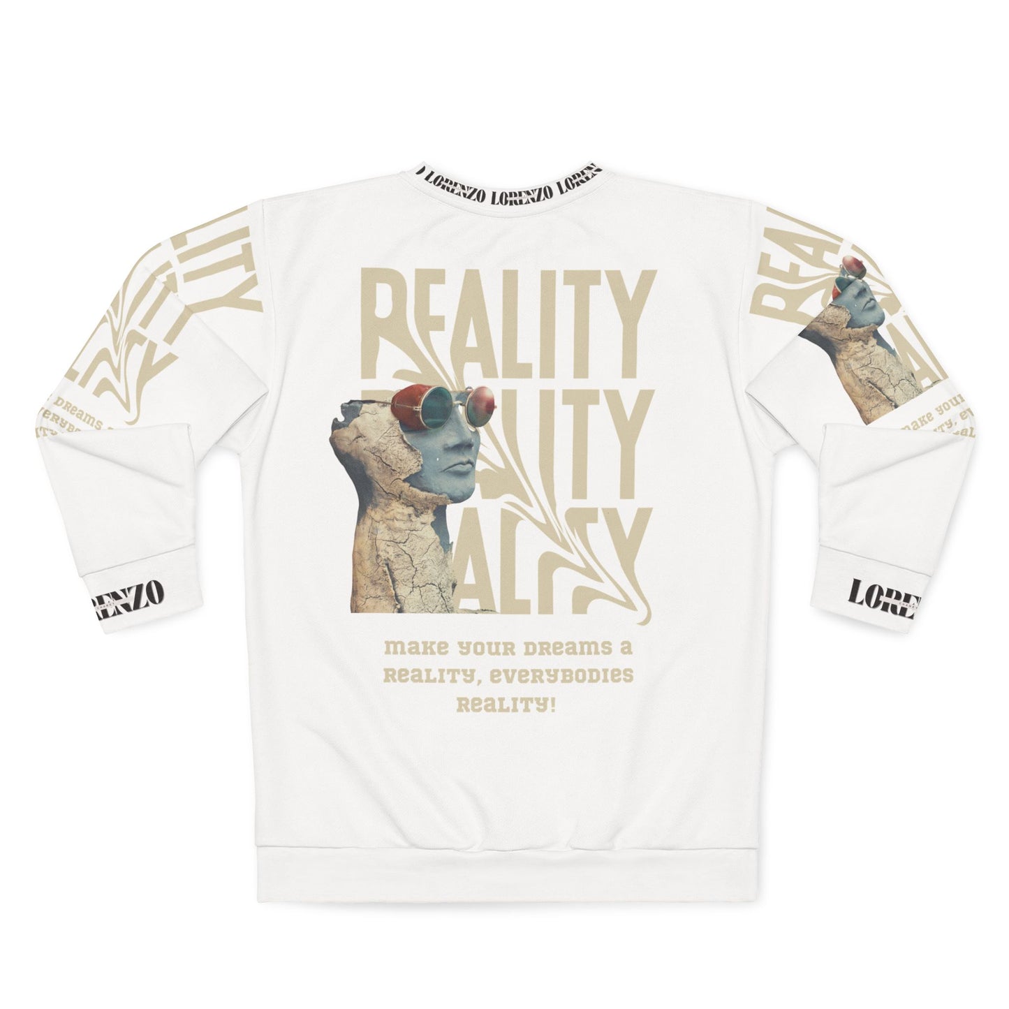 Inspirational Unisex Sweatshirt - 'Make Your Dreams a Reality' Design