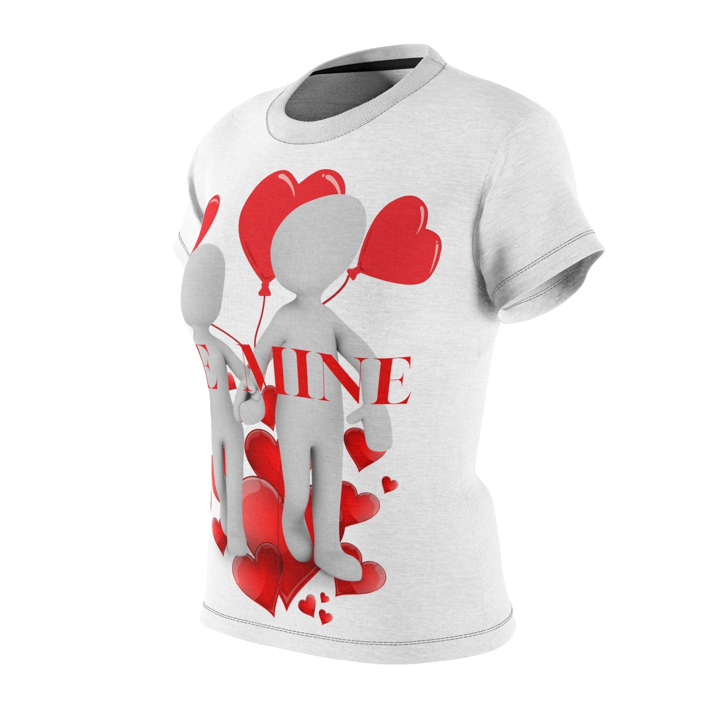 Valentine's Day Women's Love Tee - 'Be Mine' Heart Design