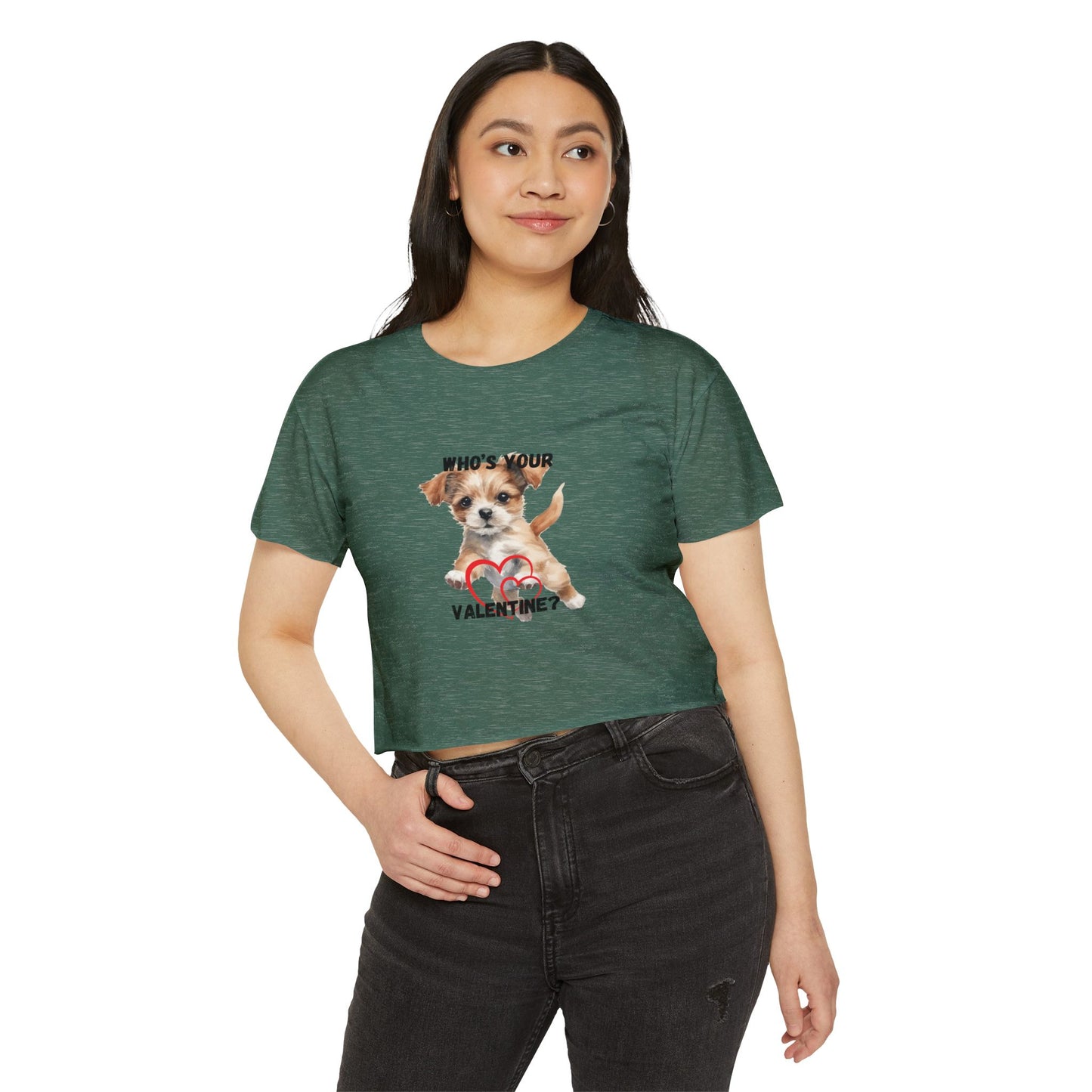 Valentine Women's Festival Crop Top