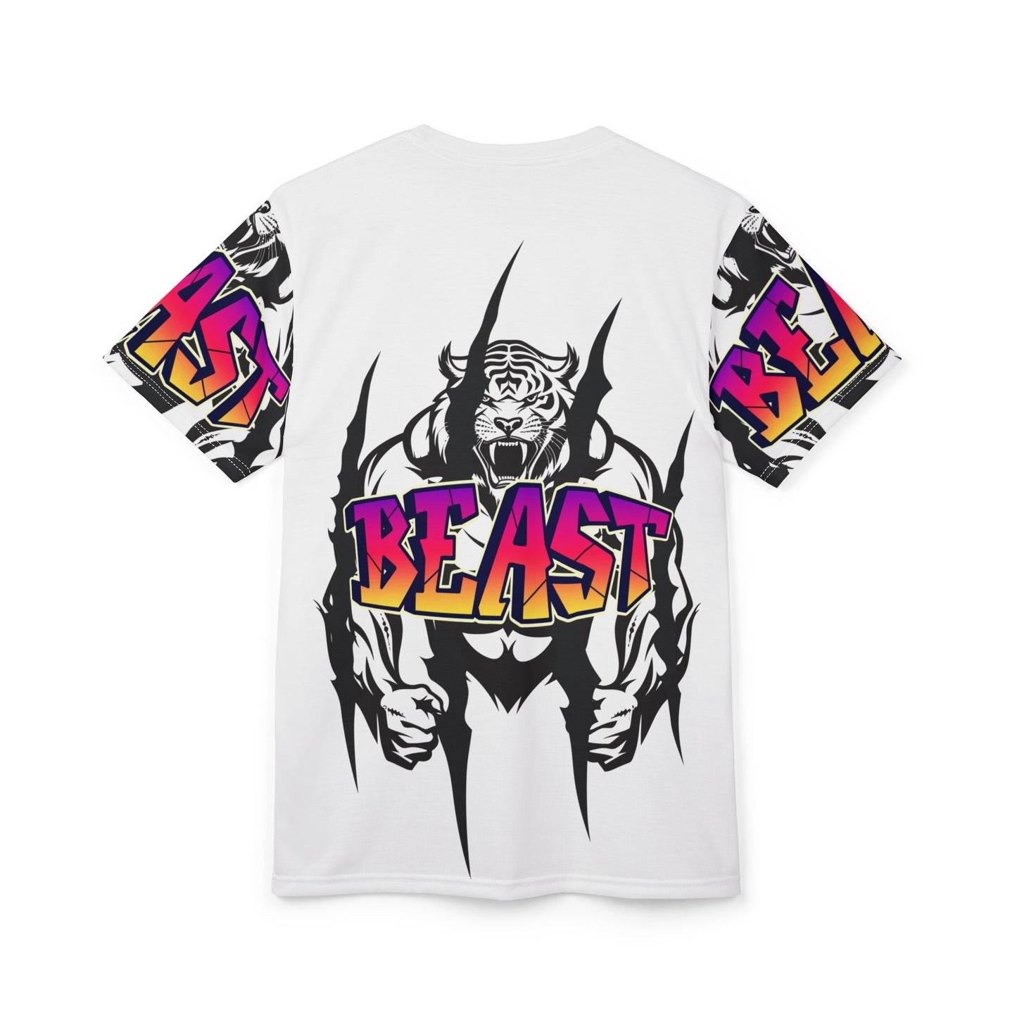 BEAST Mode Unisex Graphic Tee - Bold Tiger Design