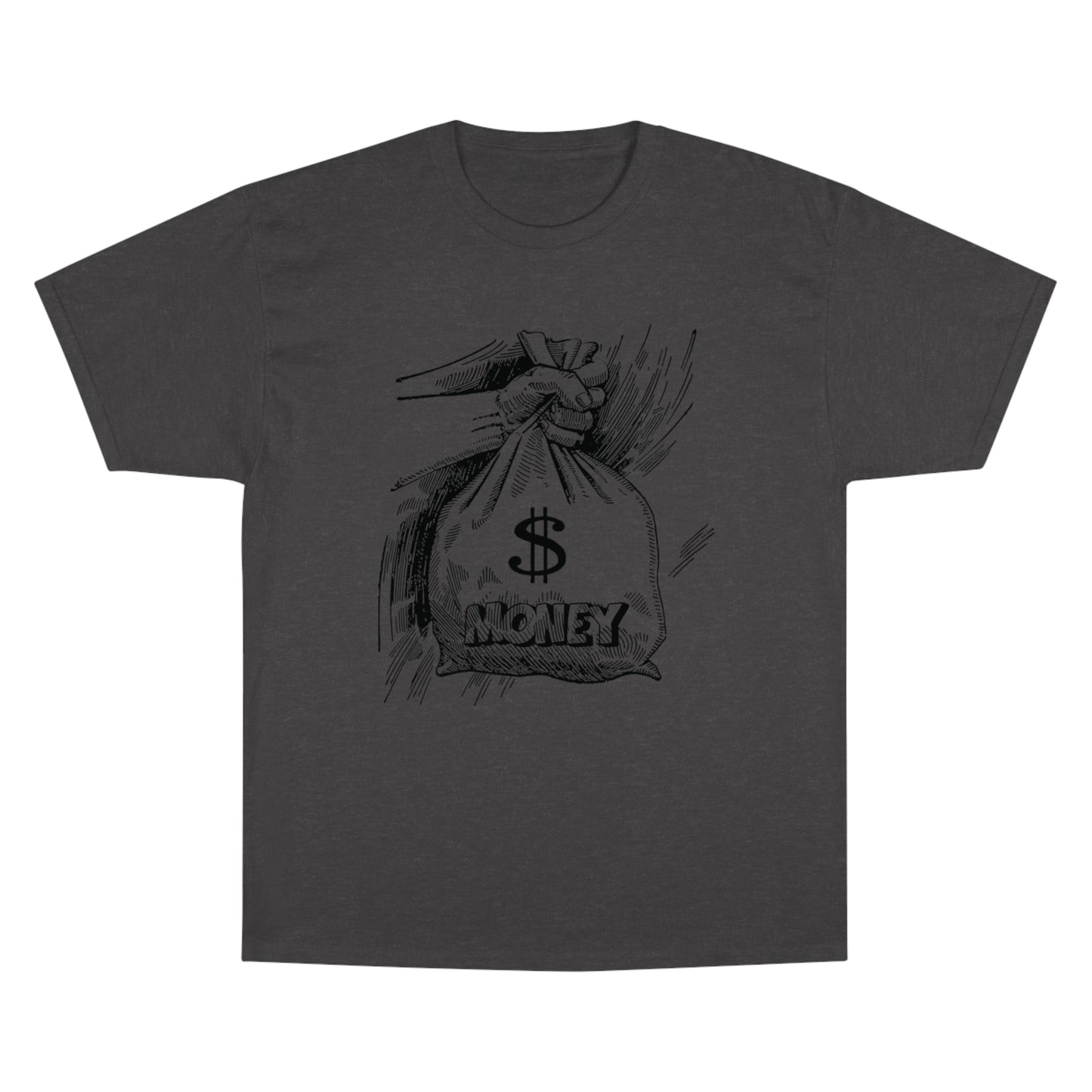 Champion Money Graphic T-Shirt - Casual Wear for Trendsetters