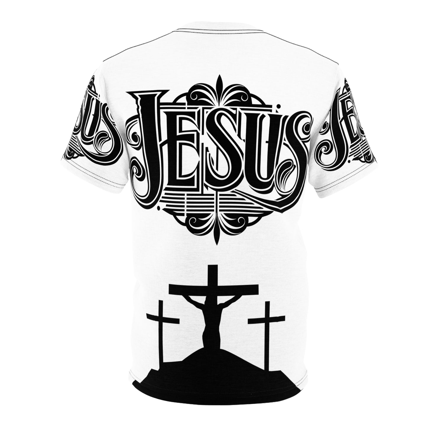 Inspirational Jesus Graphic Tee - Unisex Cut & Sew Design