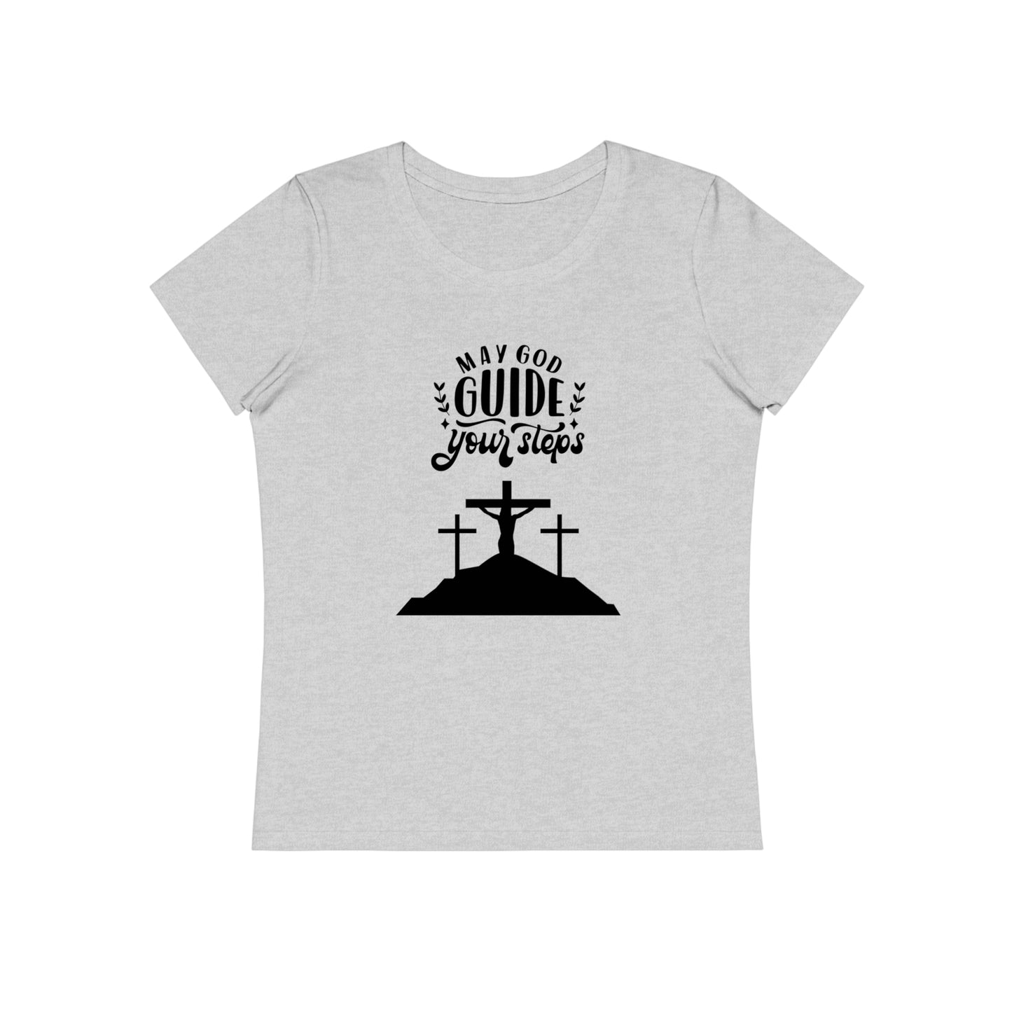 Women’s Faith-Inspired T-Shirt – "May God Guide Your Steps"