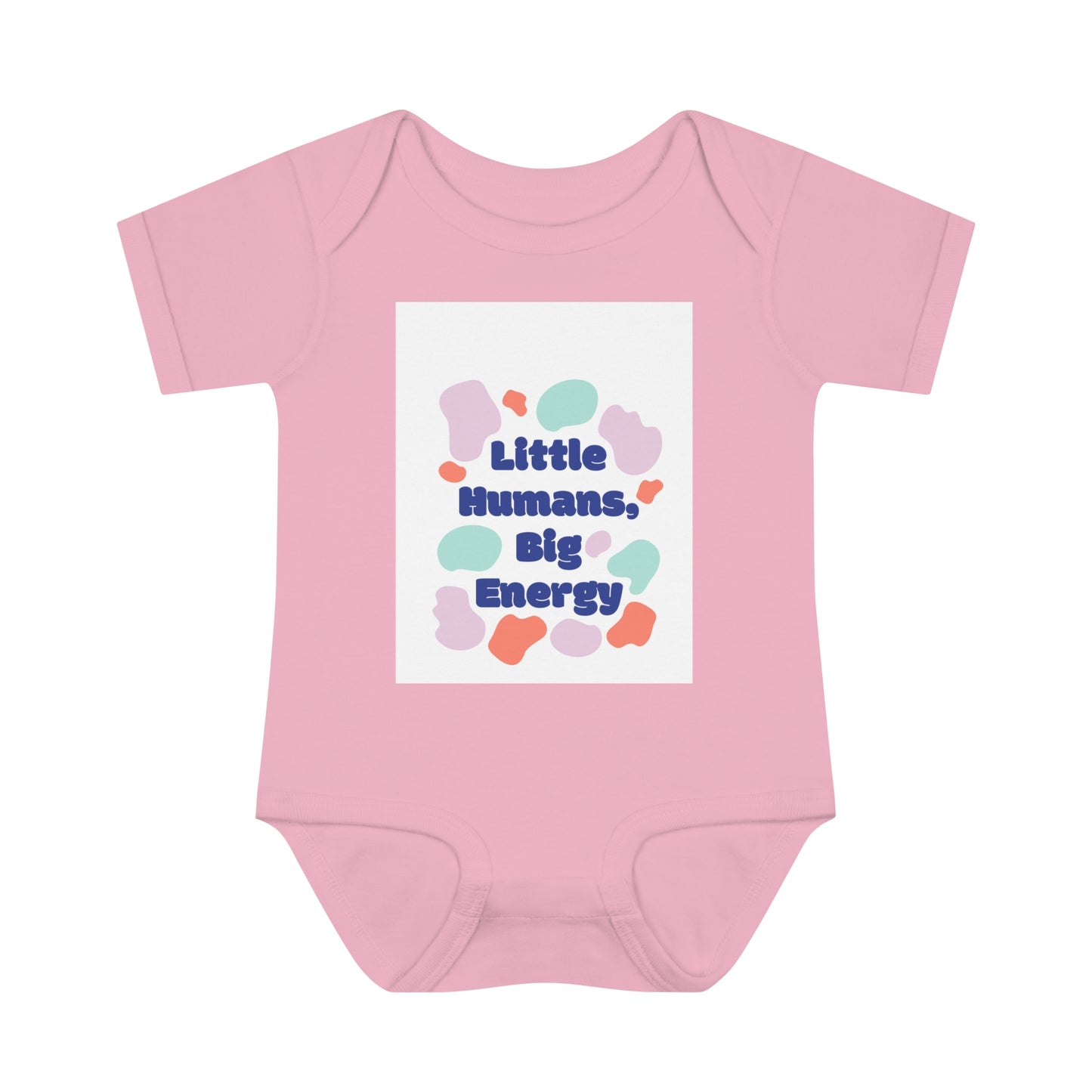 Cute Infant Bodysuit - "Little Humans, Big Energy" for Active Babies