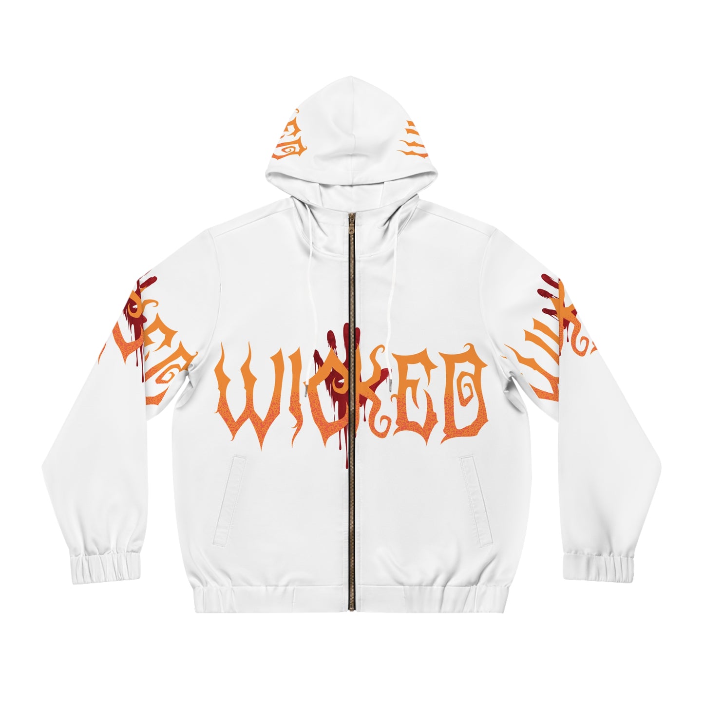 Wicked Men’s Full-Zip Hoodie | Trendy Streetwear for Halloween & Everyday Wear